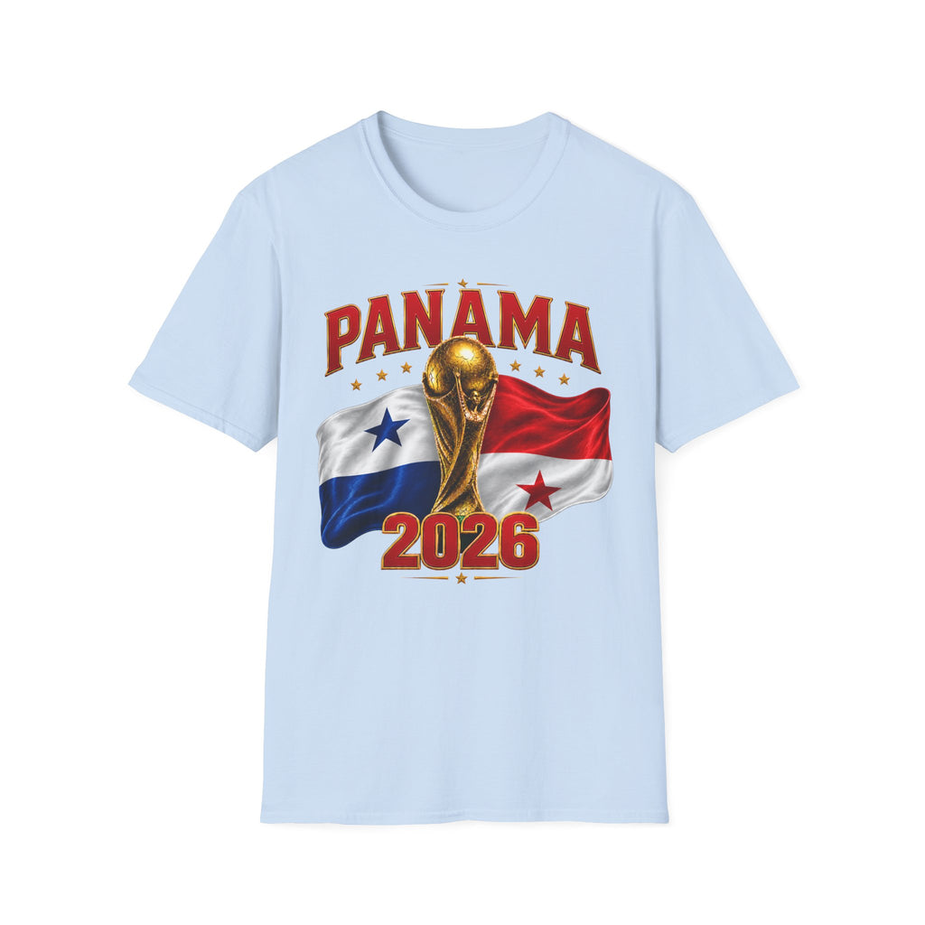 Panama 2026 World Cup T-Shirt — Panama Flag & Trophy Soccer Tee