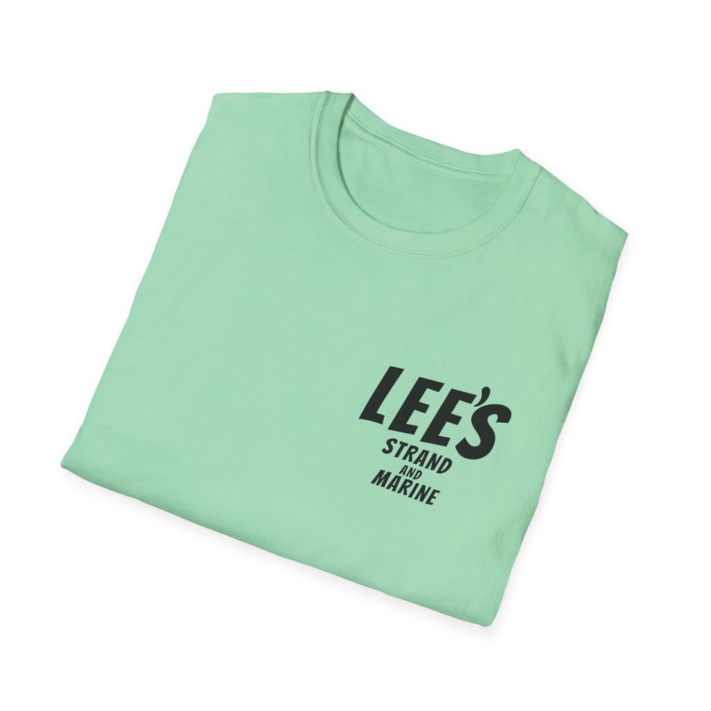 Greasy Lee's Manhattan Beach Old School T-Shirt | Marine and Strand Manhattan Beach Vintage Surf Design