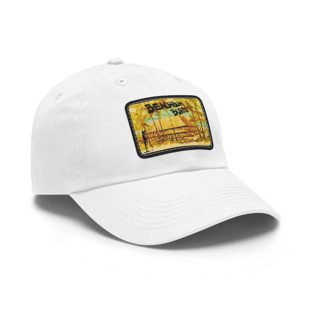 Beach Bum Burts Redondo Beach California - Beach Vibes Mom and Dad Hat, Relaxed Fit Cap, Gift for Dad, Casual Summer Hat