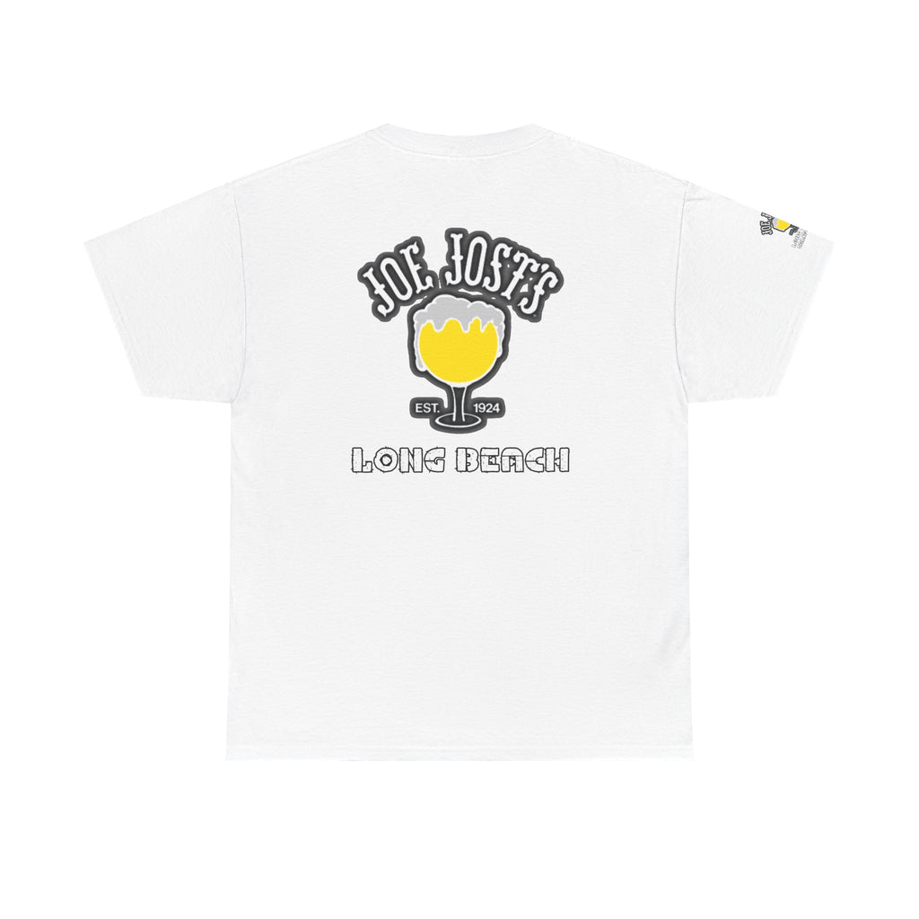 Joe Josts Long Beach California Men's and Woman's Heavy Cotton Tee - Printed 4 Areas