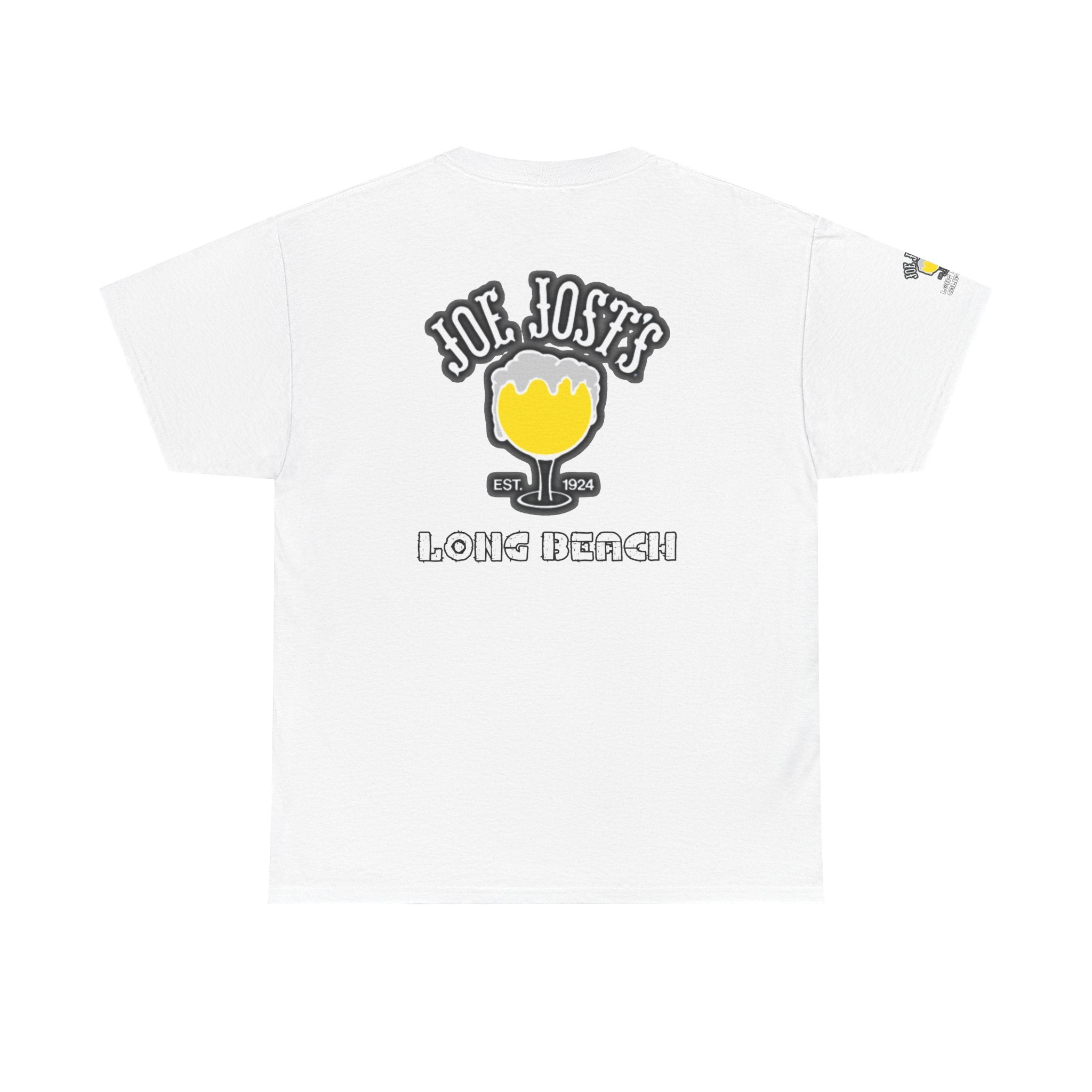 Joe Josts Long Beach California Men's and Woman's Heavy Cotton Tee - Printed 4 Areas