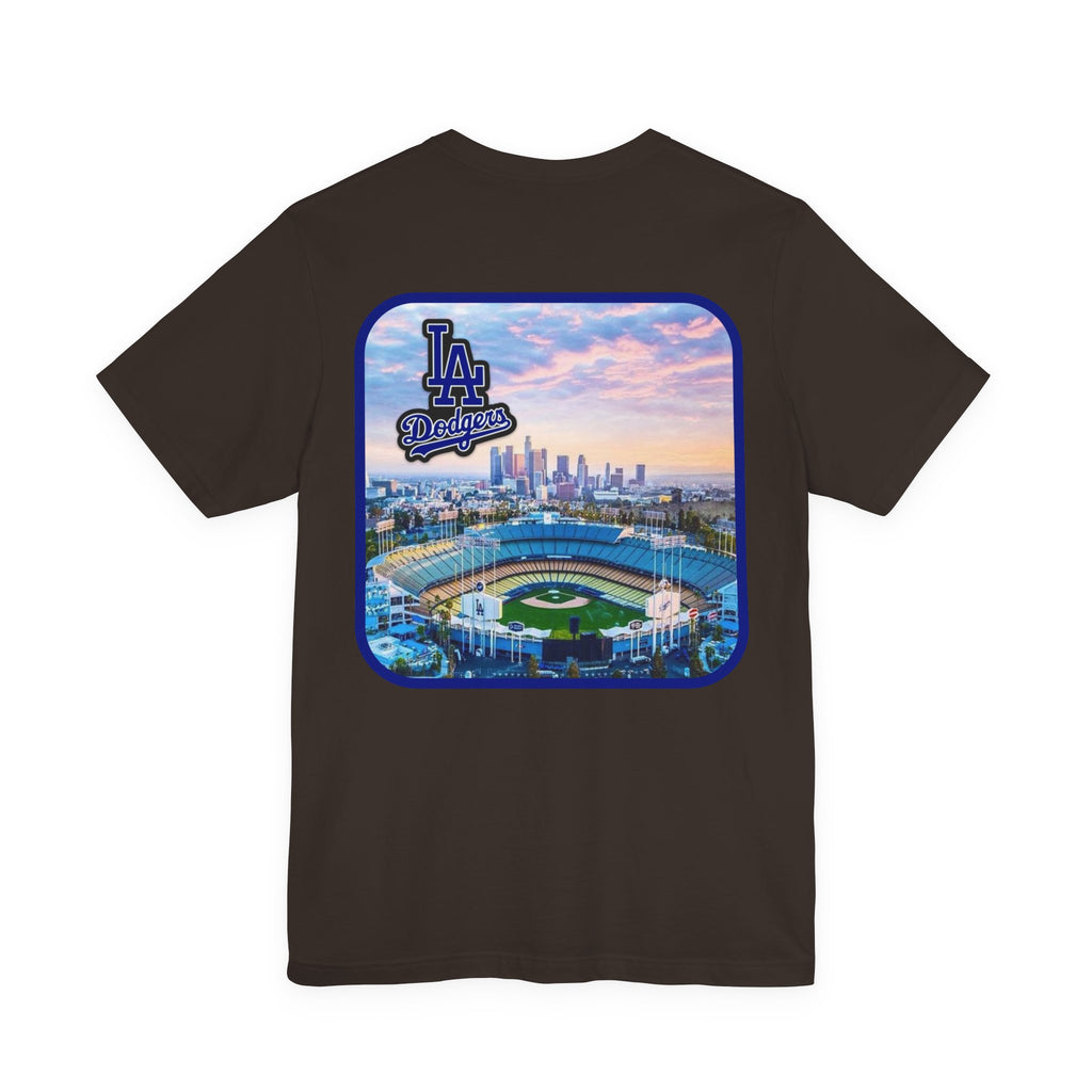 Los Angeles (Front and Back Printing) Mens Womans Jersey Short Sleeve Tee