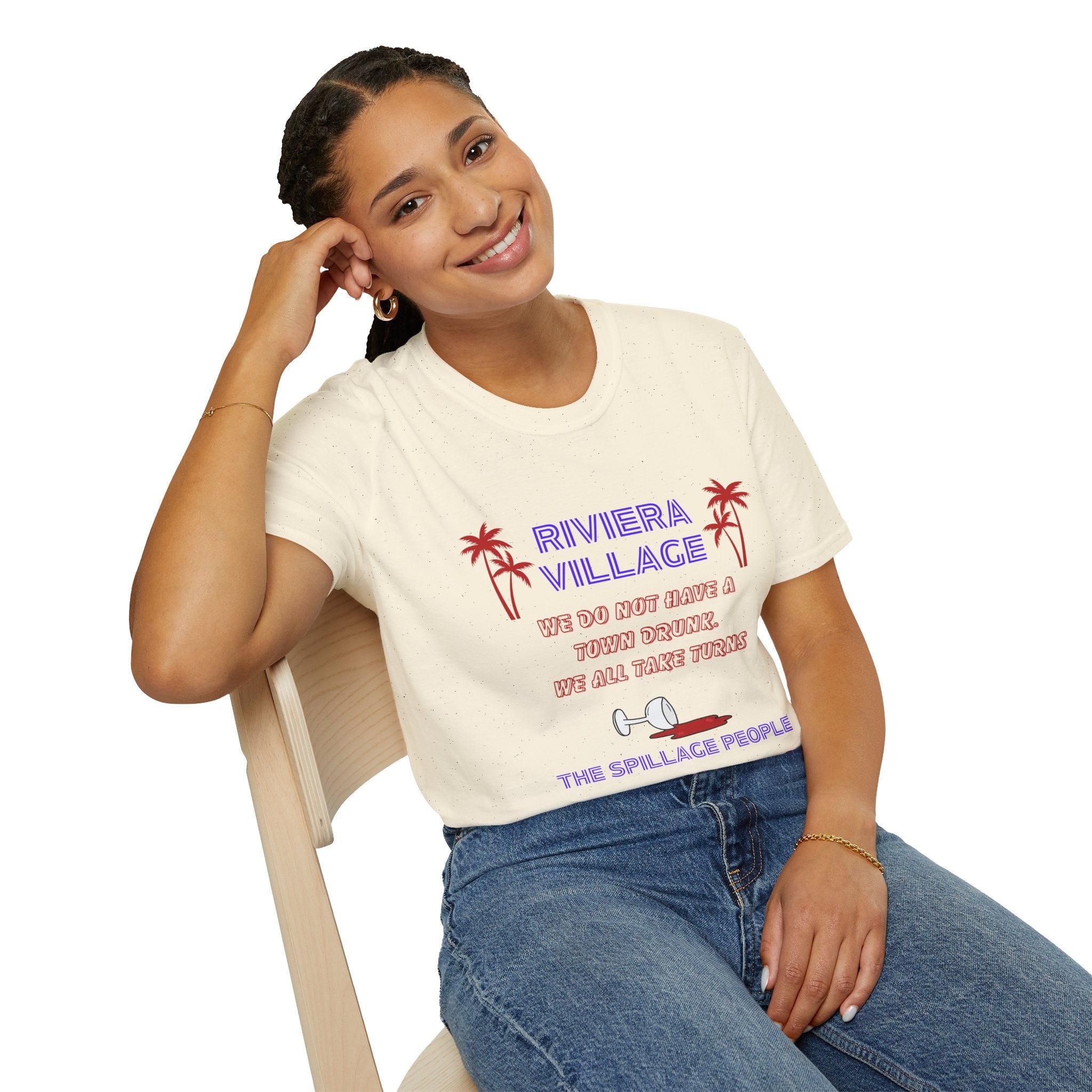 Riviera Village Redondo Beach - The Spillage People - Mens and Womans  Softstyle T-Shirt