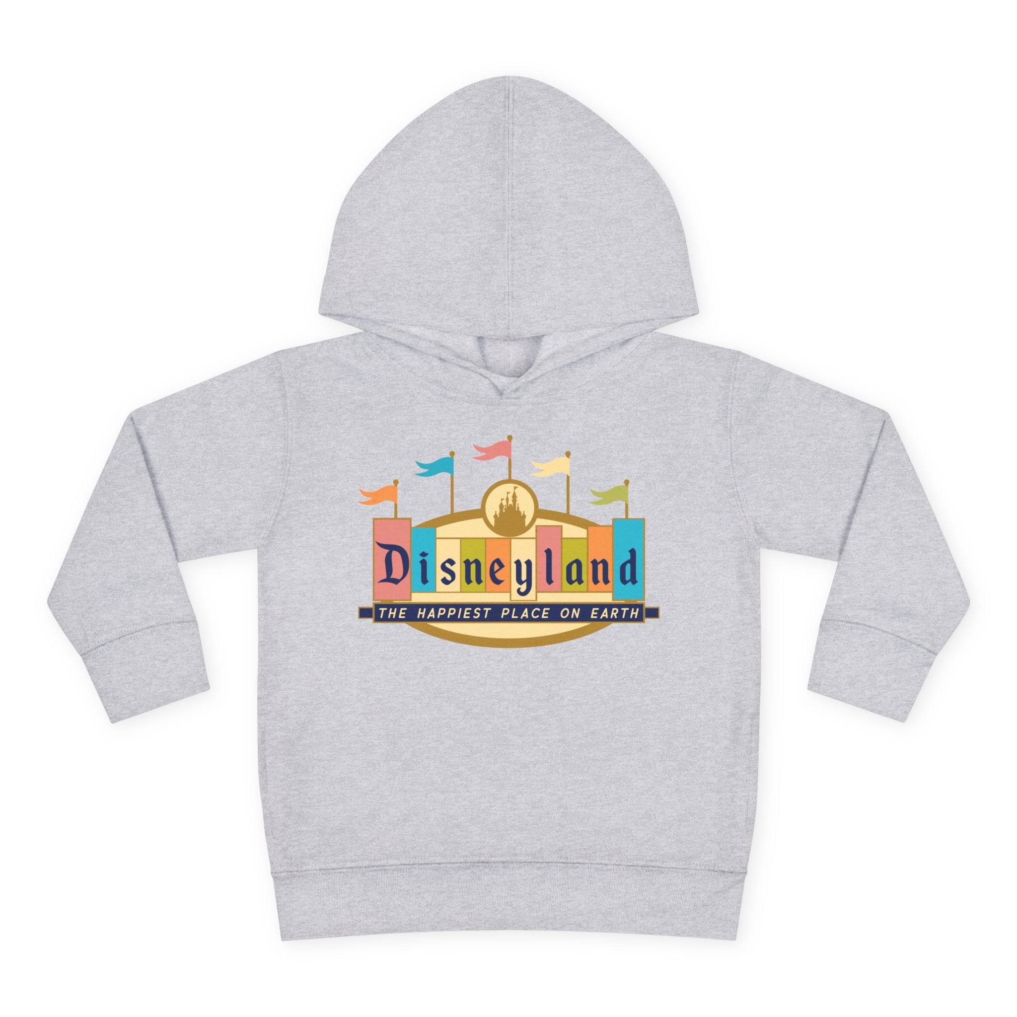 Disneyland way Back Machine Retro Logo Toddler Hoodie | Kids Pullover