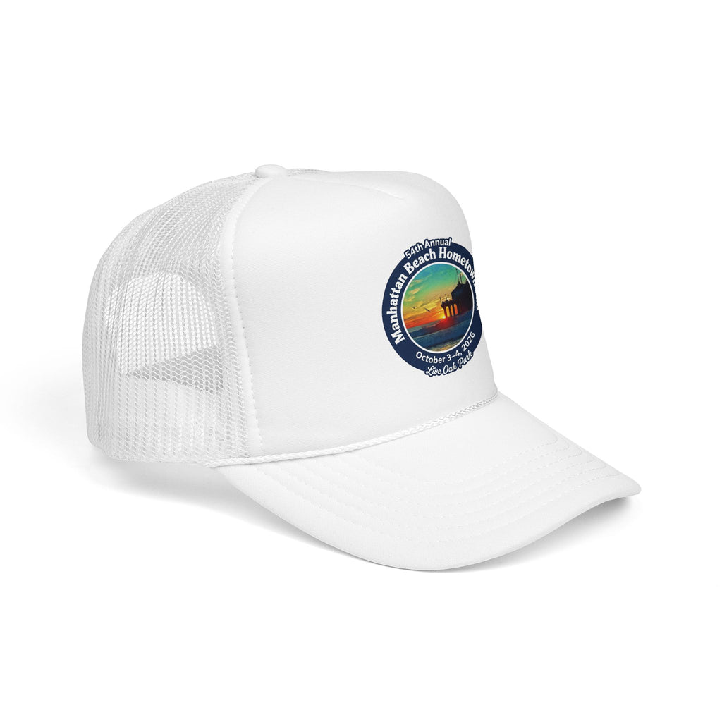Trucker Hat — Manhattan Beach Hometown Fair Sunset Logo