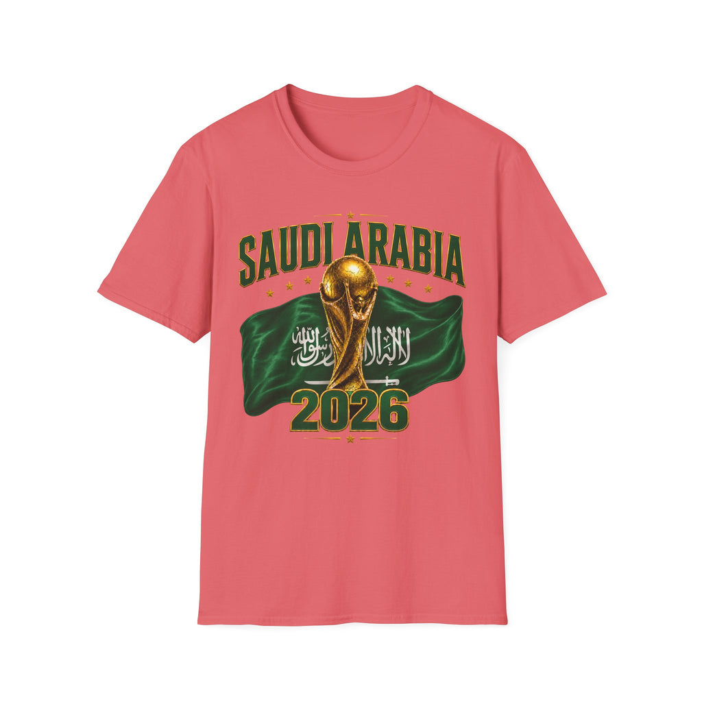Saudi Arabia 2026 World Cup T-Shirt – Soccer Champion Trophy Design
