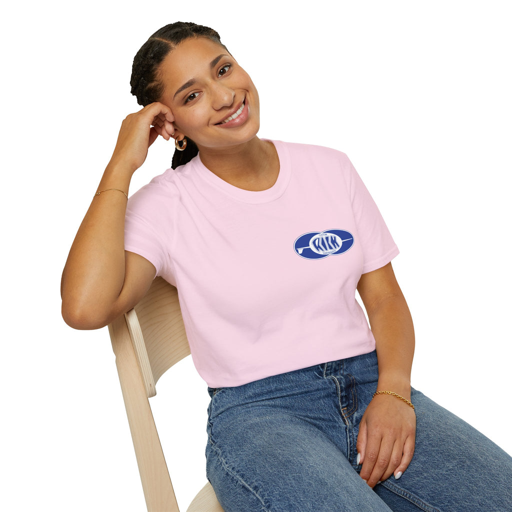 Rick Surfboards Unisex Softstyle T-Shirt Old School Hermosa Beach