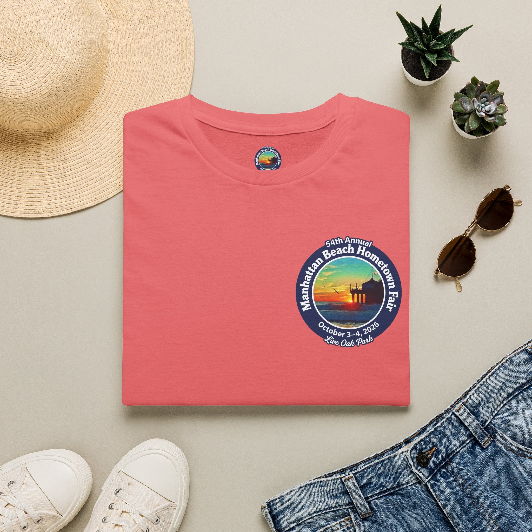 Manhattan Beach Hometown Fair Sunset T-Shirt 2026