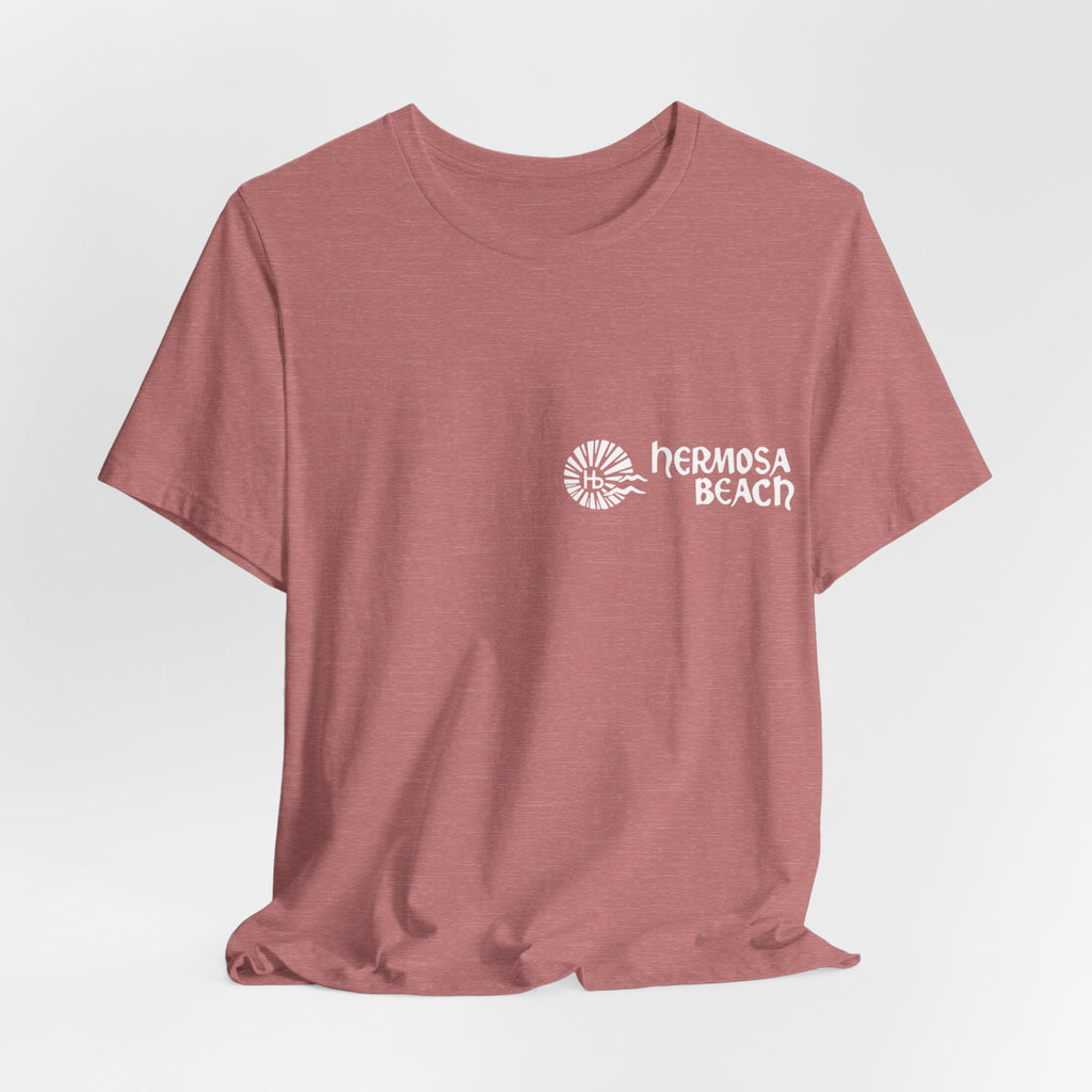 Hermosa Beach Tee — Colorful Front/Back Print Jersey T-Shirt