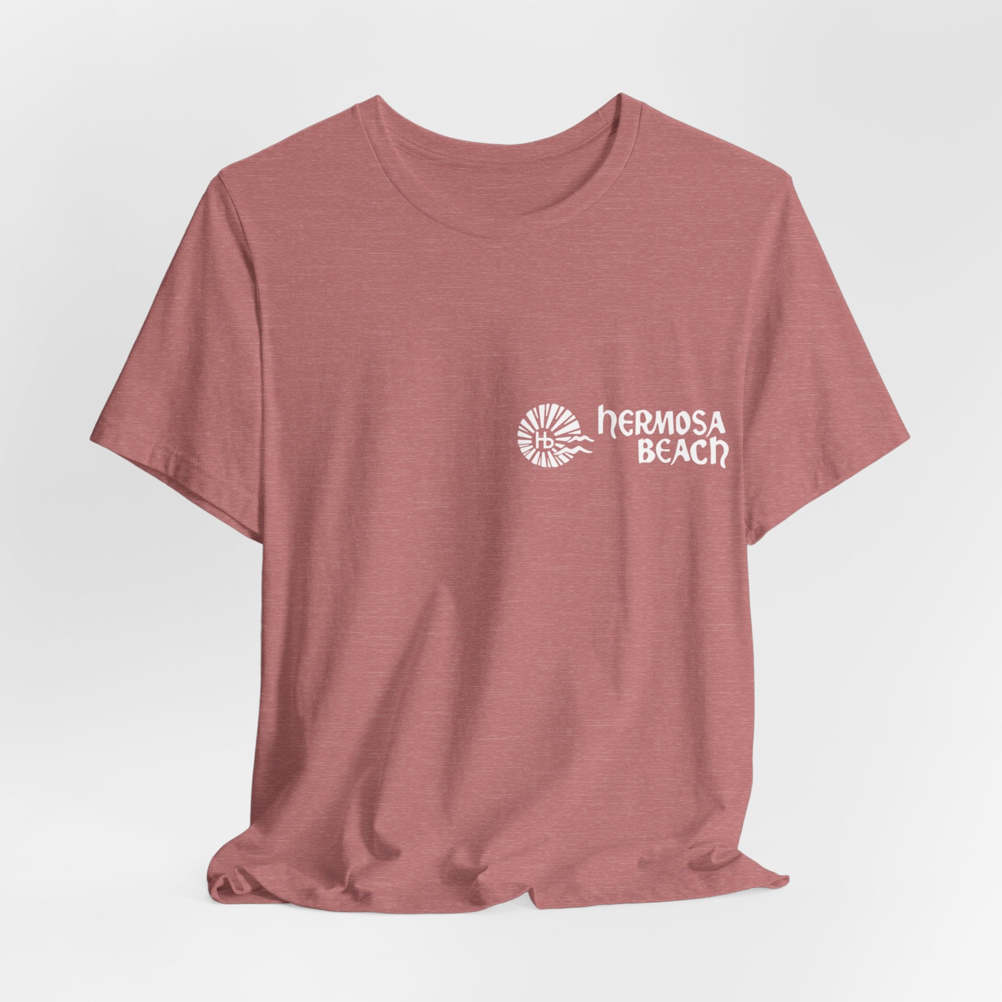 Hermosa Beach Tee — Colorful Front/Back Print Jersey T-Shirt