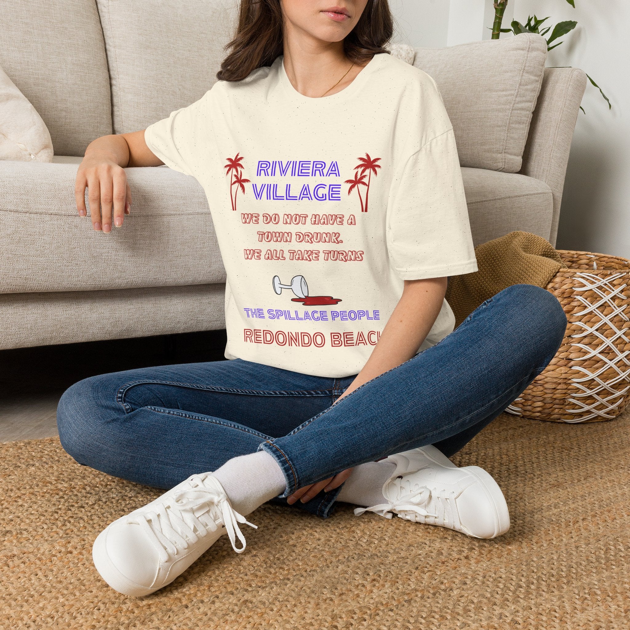 Riviera Village Redondo Beach - The Spillage People - Mens and Womans  Softstyle T-Shirt