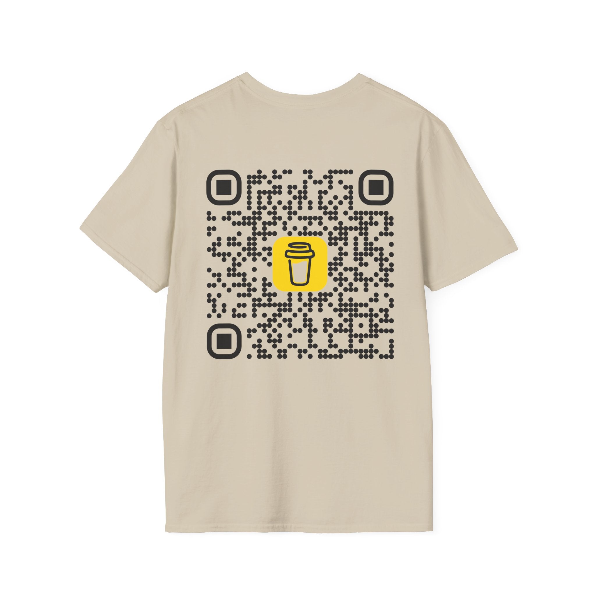 QR Code Coffee Tee — Scan-to-Order Coffee Shop T-Shirt