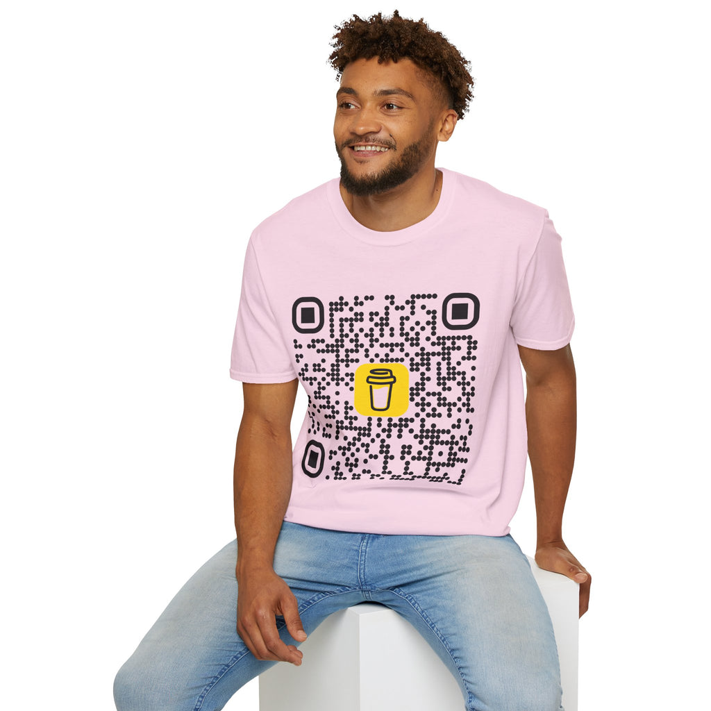 QR Code Coffee Tee — Scan-to-Order Coffee Shop T-Shirt