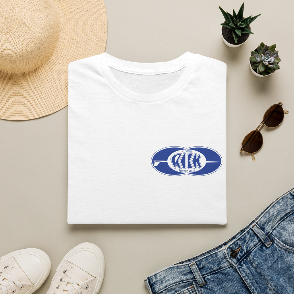 Rick Surfboards Unisex Softstyle T-Shirt Old School Hermosa Beach