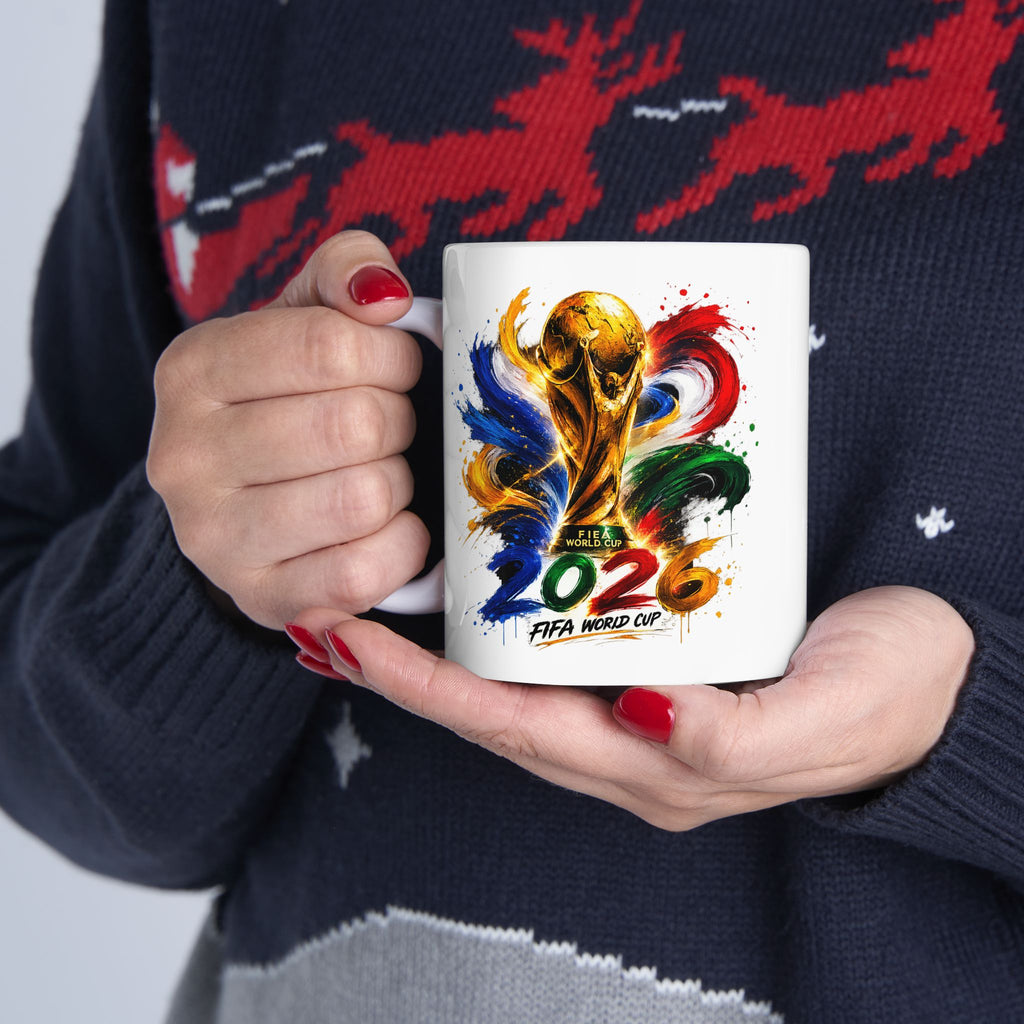 World Cup FIFA 2026 Ceramic Mug — Colorful 11oz & 15oz Coffee Cup