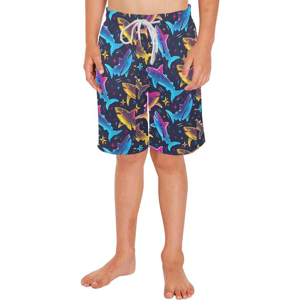Boys' Causal Shark Tank Beach Shorts Free Shipping