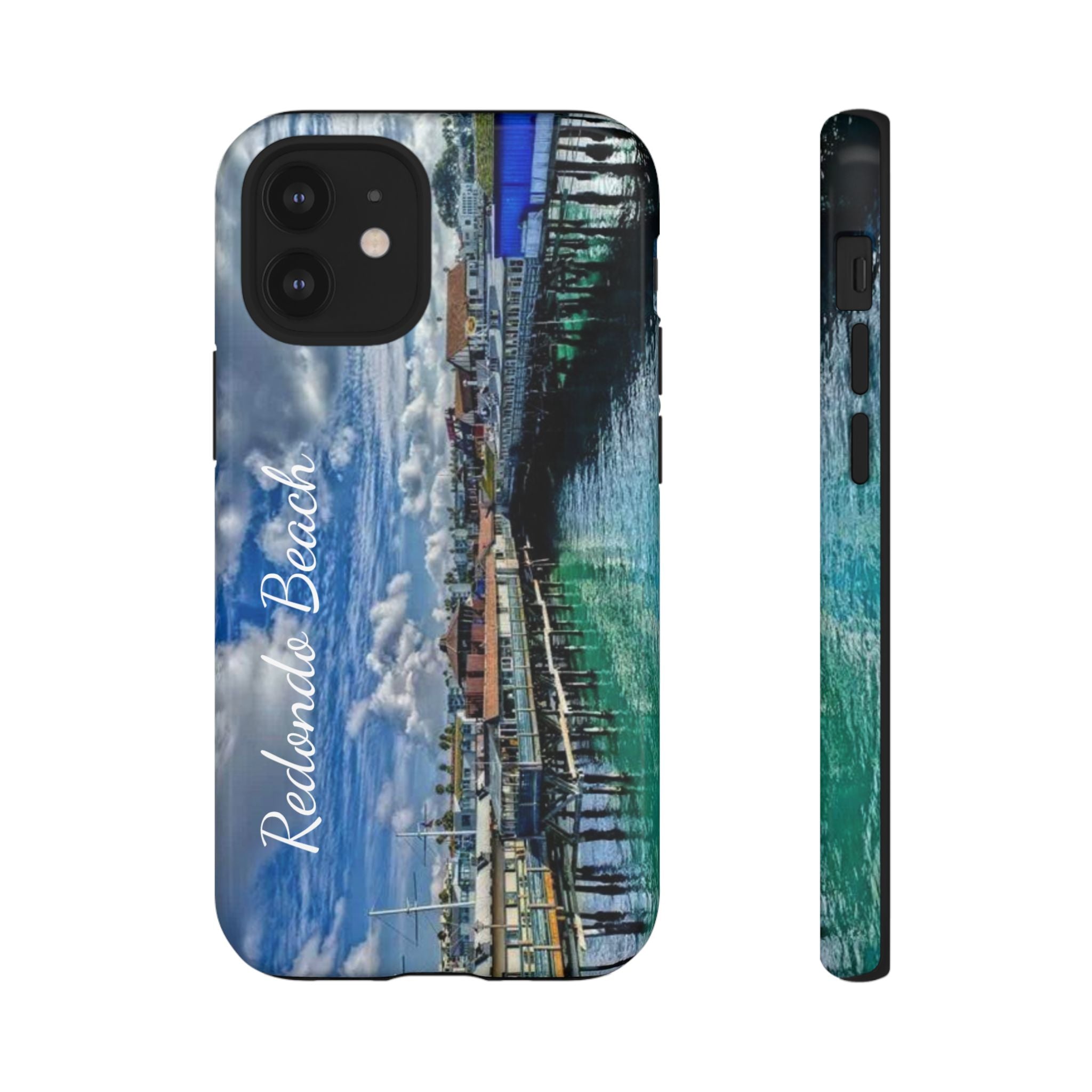 Phone Cases, Redondo Beach California King Harbor Design, Protective Covers, iPhone Accessories, Samsung Accessories, Gift for Travelers
