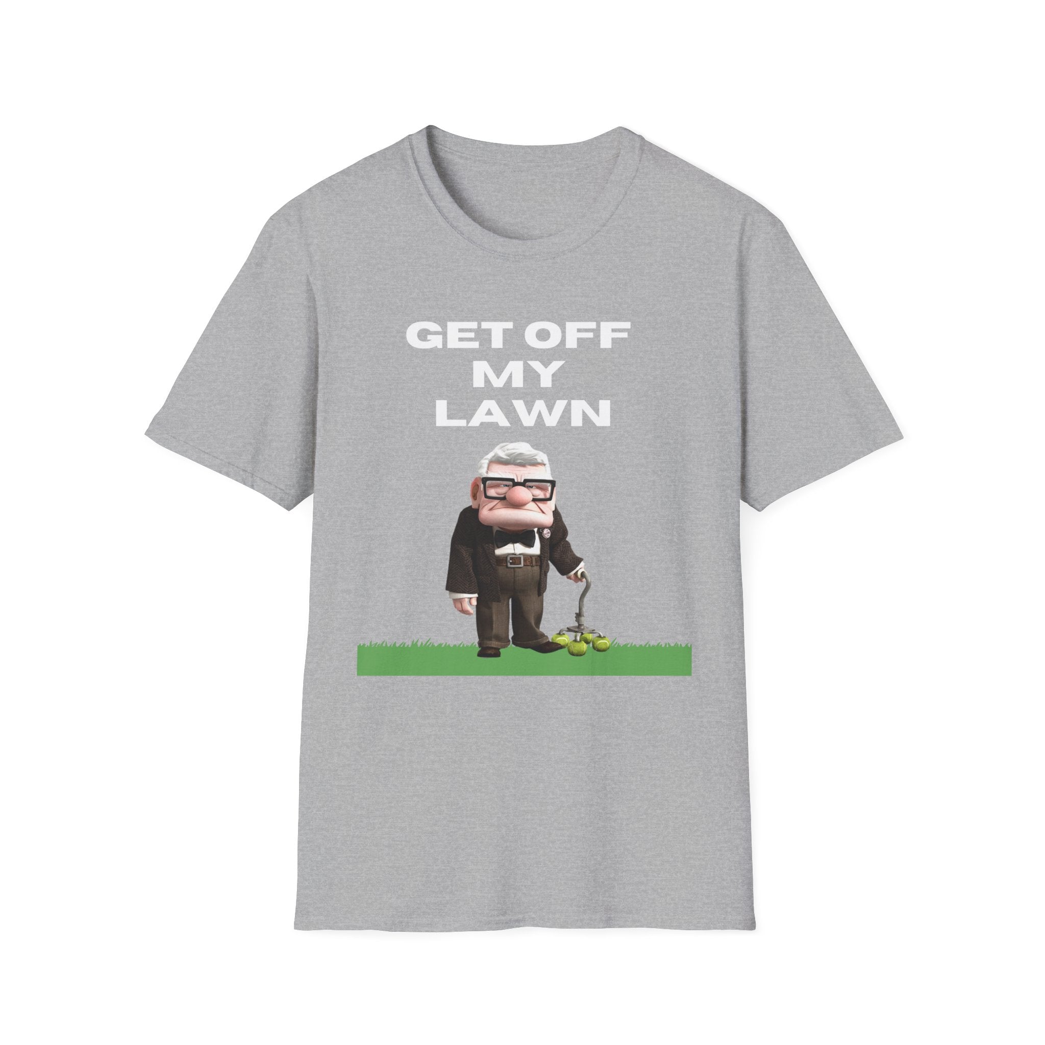 GET OFF My Lawn mens womans Softstyle T-Shirt