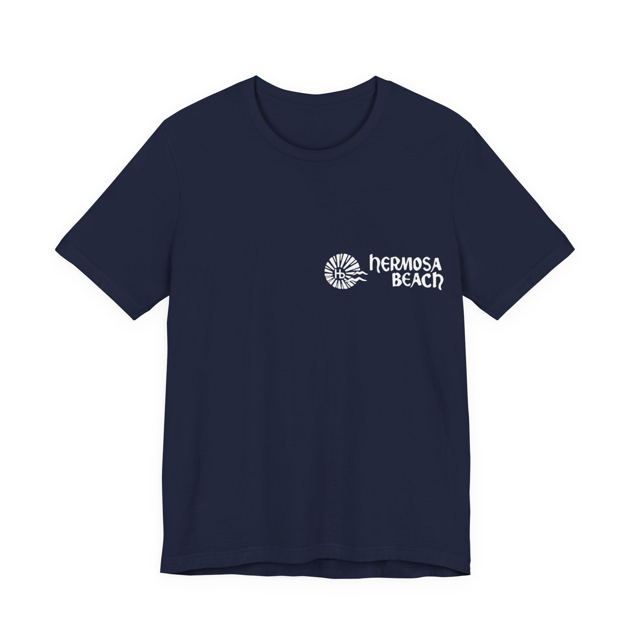 Hermosa Beach Tee — Colorful Front/Back Print Jersey T-Shirt