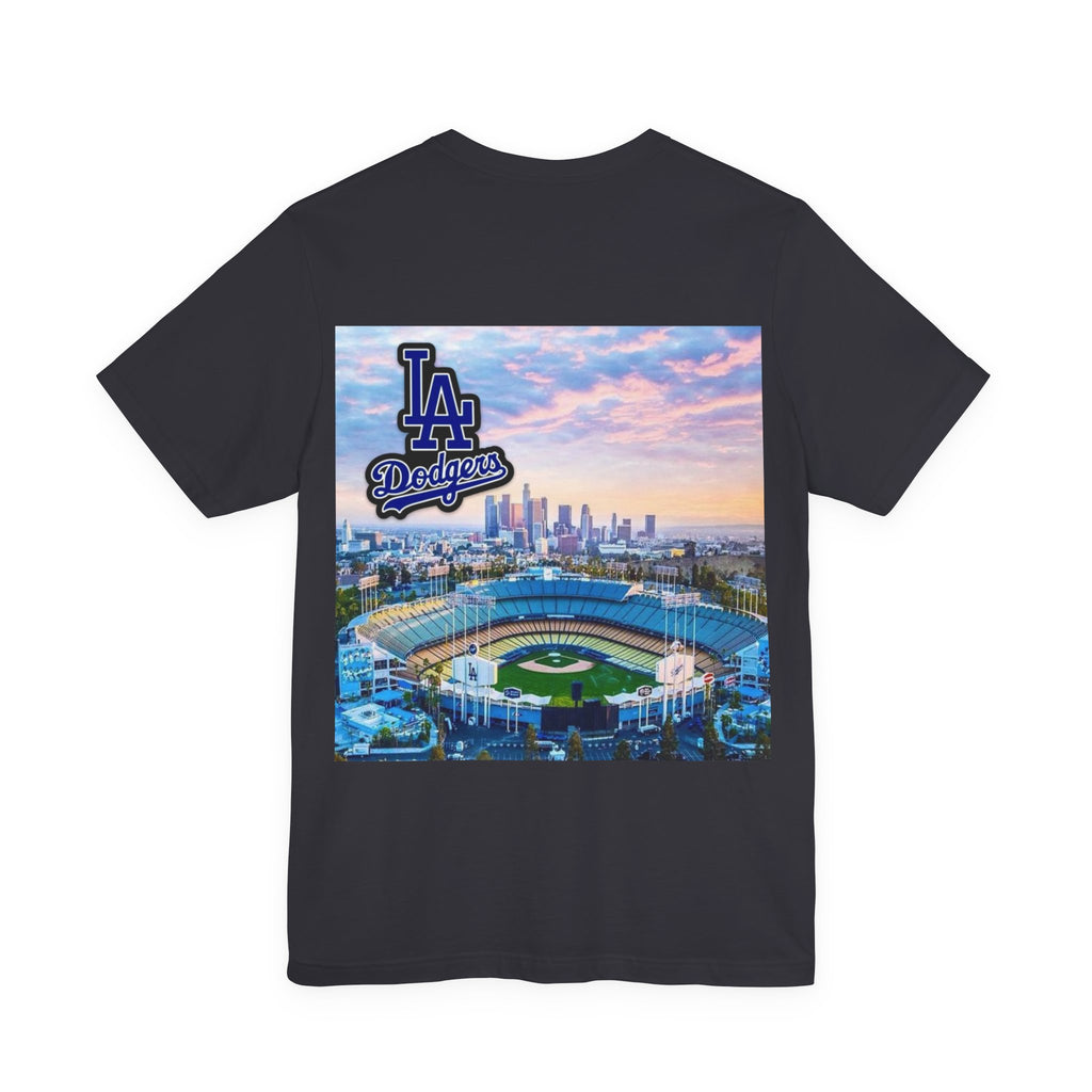 Los Angeles (Front and Back Printing) Unisex Jersey Short Sleeve Tee