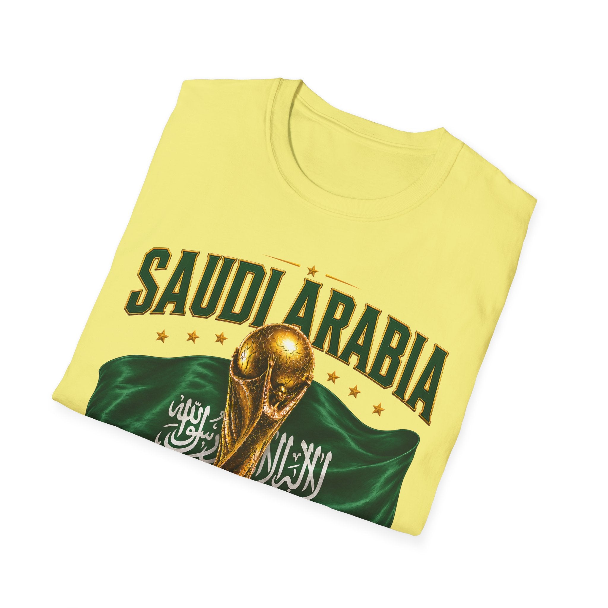 Saudi Arabia 2026 World Cup T-Shirt – Soccer Champion Trophy Design