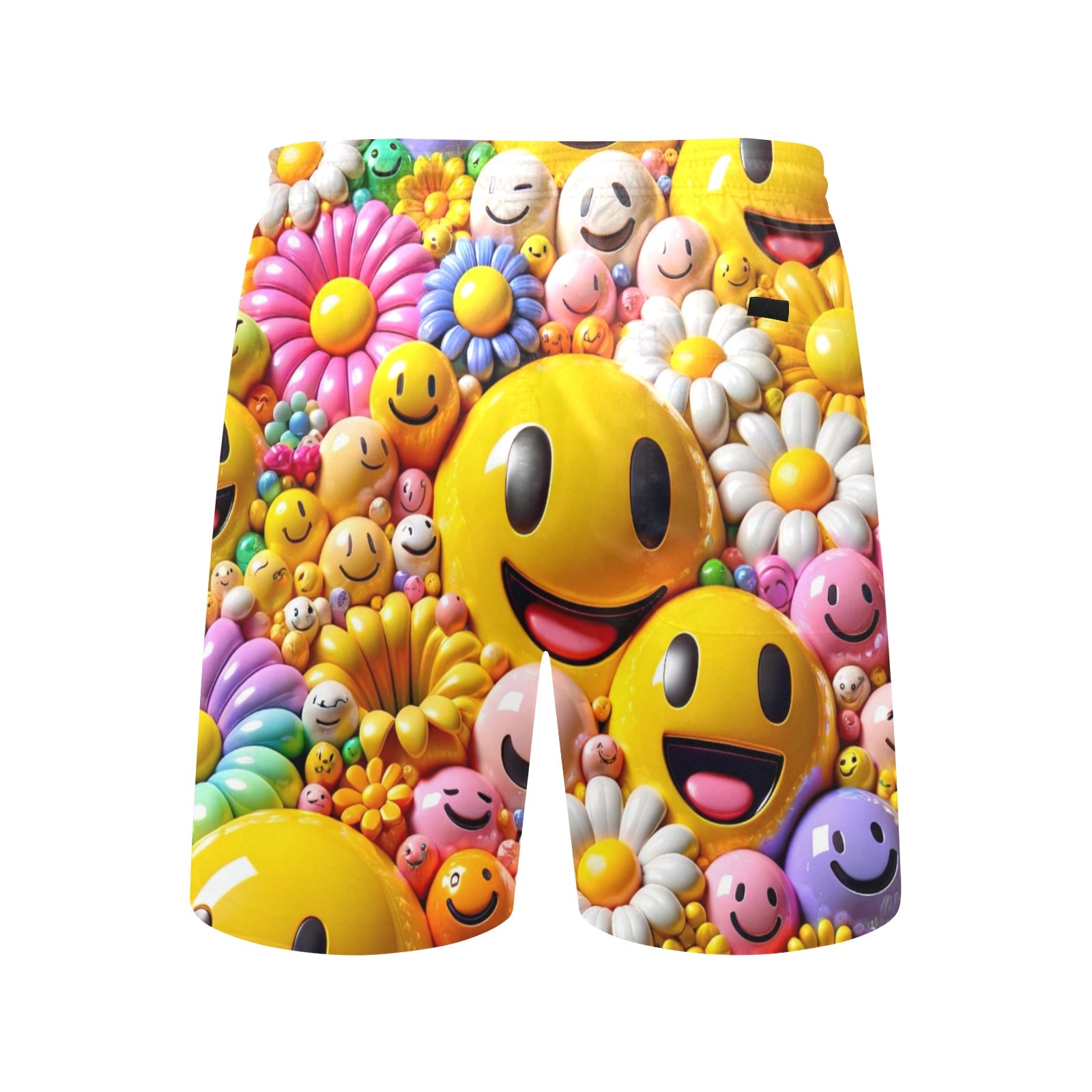 Laughing All the Way Men's Mid-Length Beach Shorts Free Shipping