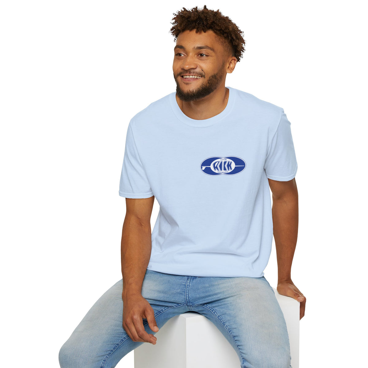 Rick Surfboards Unisex Softstyle T-Shirt Old School Hermosa Beach