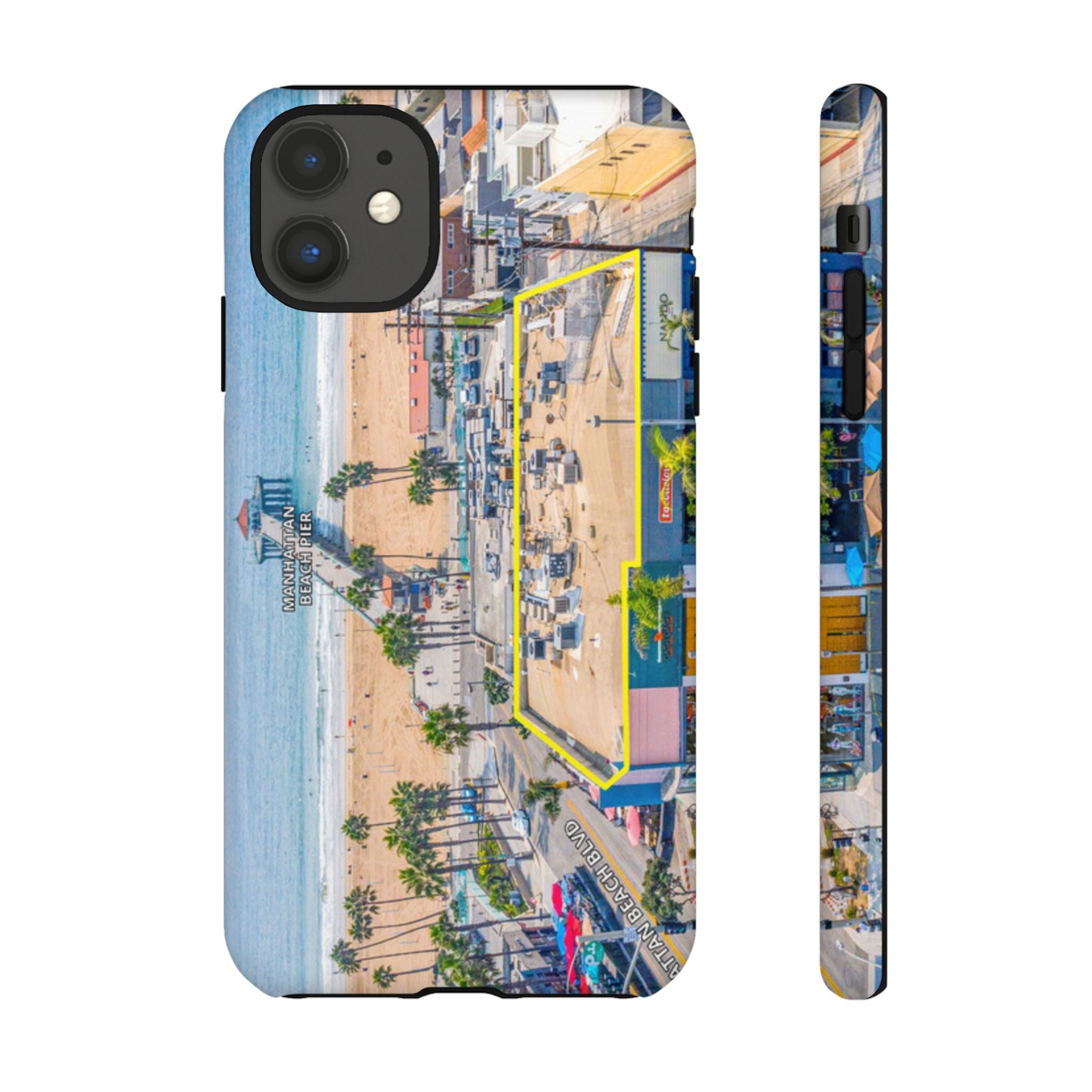 Phone Cases, Manhattan Beach California iPhone Samsung Google Tough Cases, Beach Lovers Gifts, Coastal Accessories, Ocean Phone Covers,