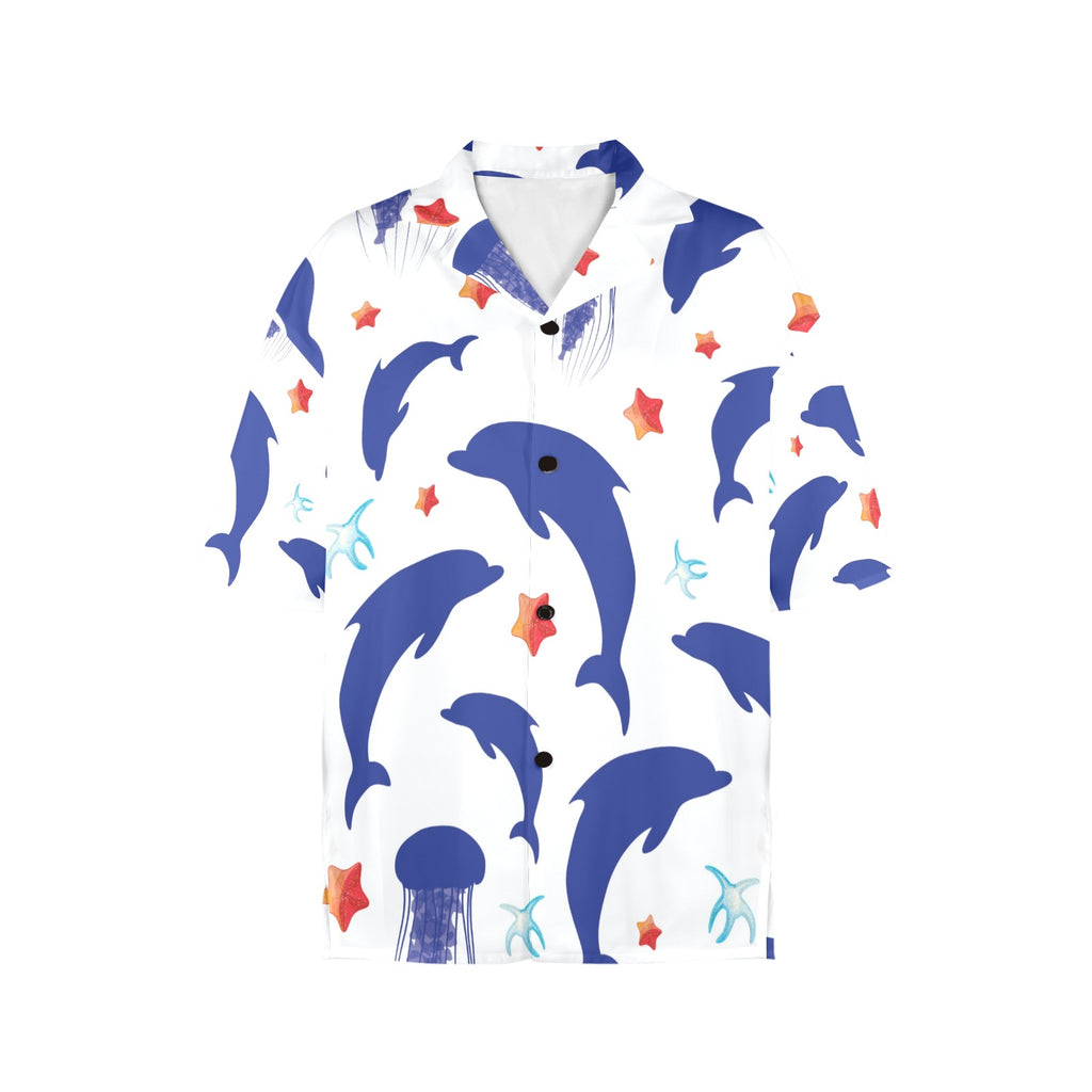 Dolphins Women's All Over Print  Shirt （Made in USA，Ships to USA Only）Free Shipping