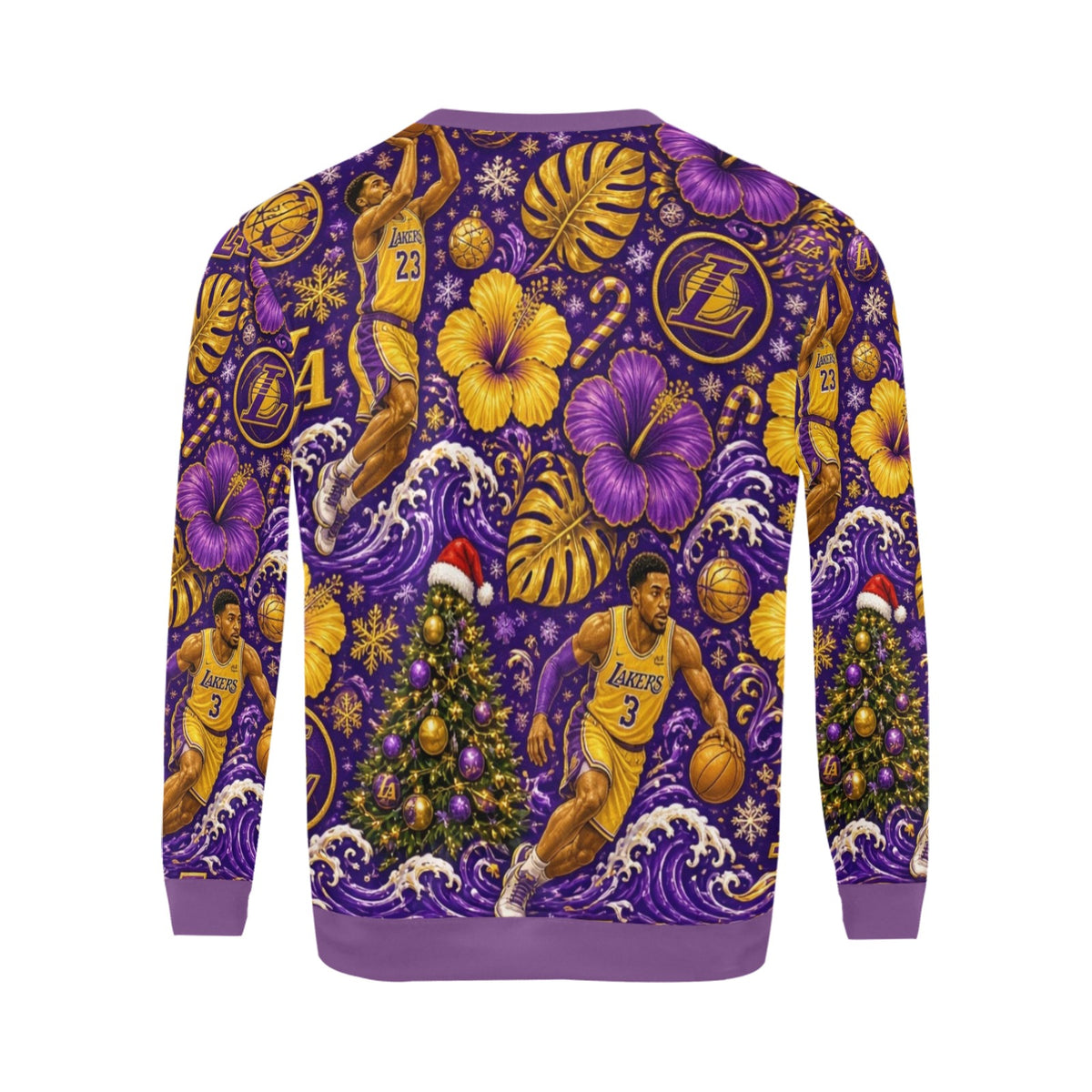 Los Angeles Lakers Men's crew neck sweatshirt（Made in USA）