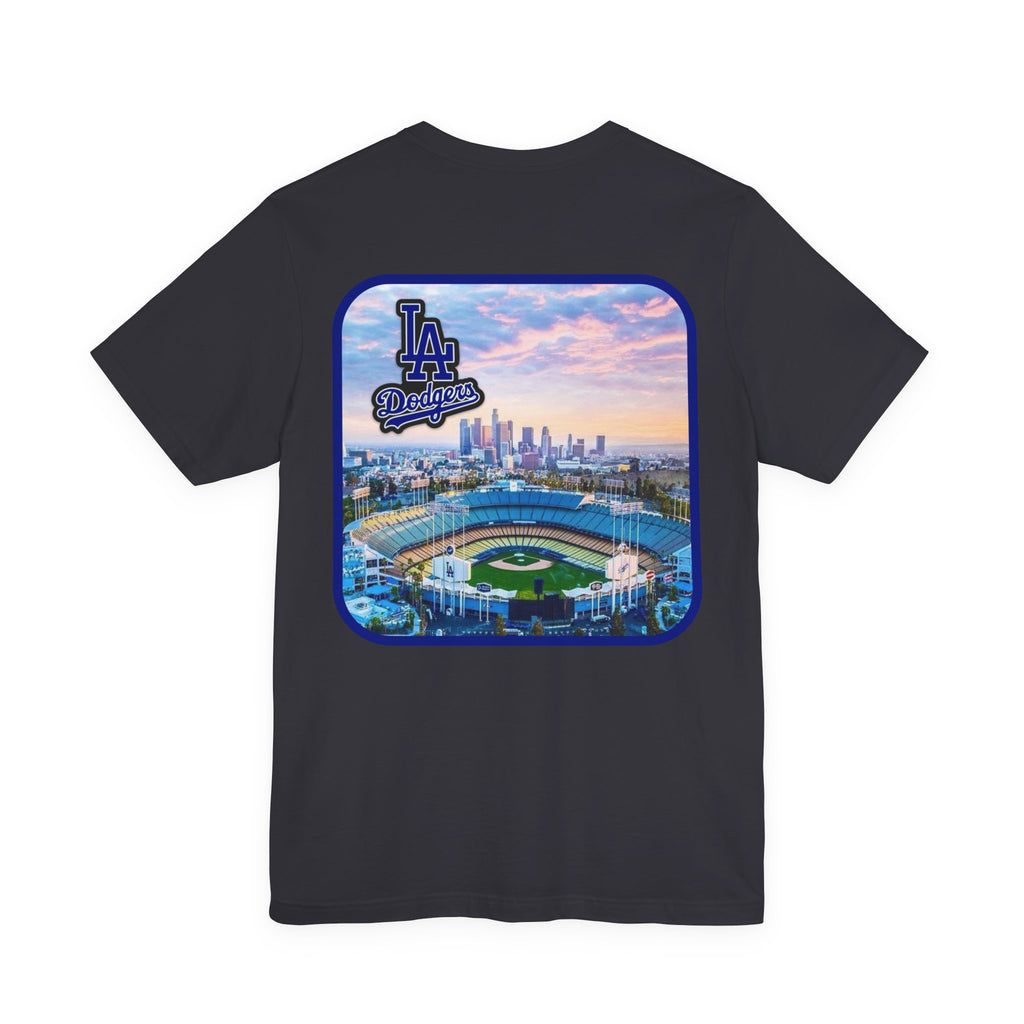 Los Angeles (Front and Back Printing) Mens Womans Jersey Short Sleeve Tee