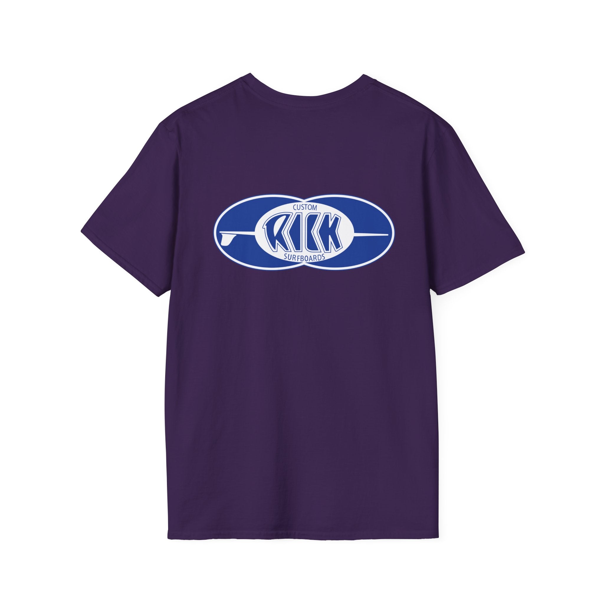 Rick Surfboards Unisex Softstyle T-Shirt Old School Hermosa Beach