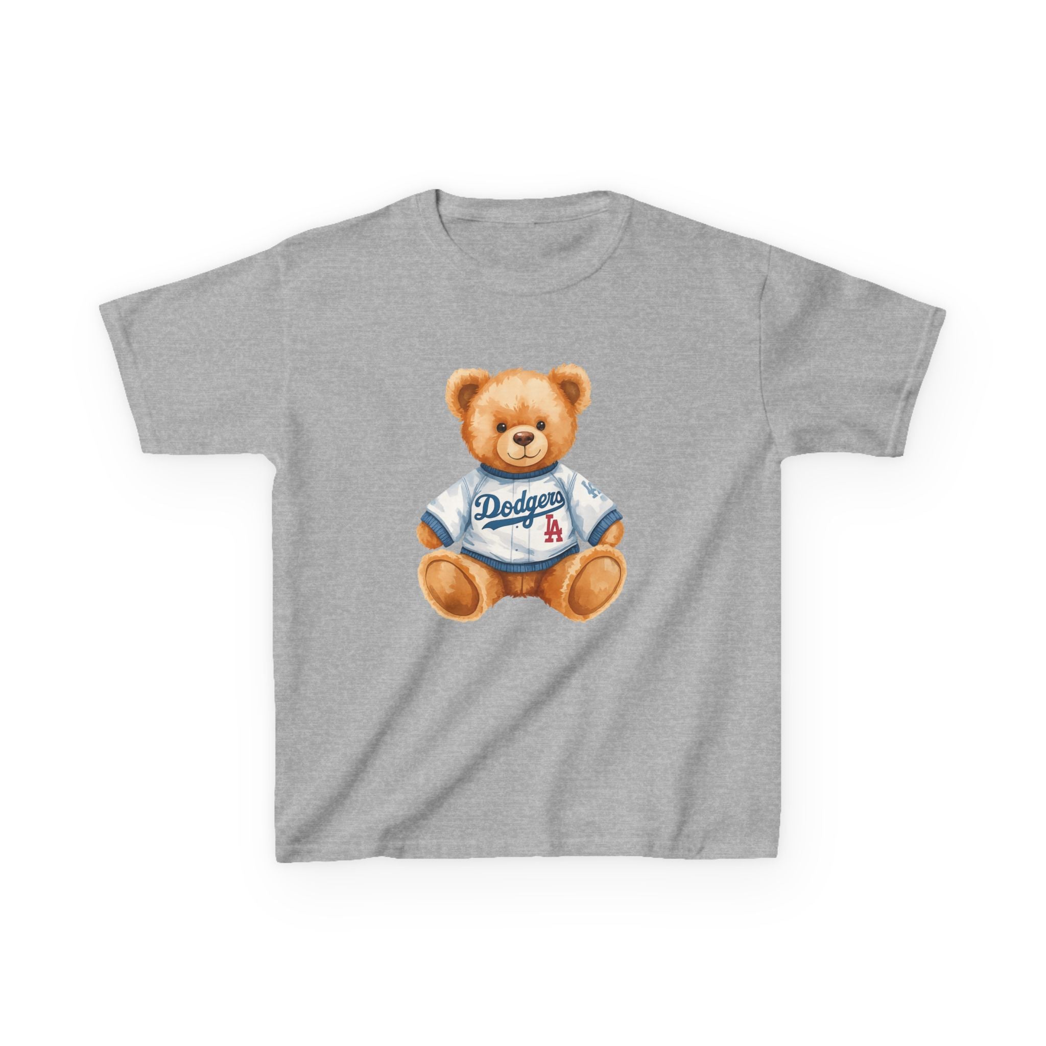 Teddy Bear Tee, Kids Baseball Shirt | Cute Plush Mascot