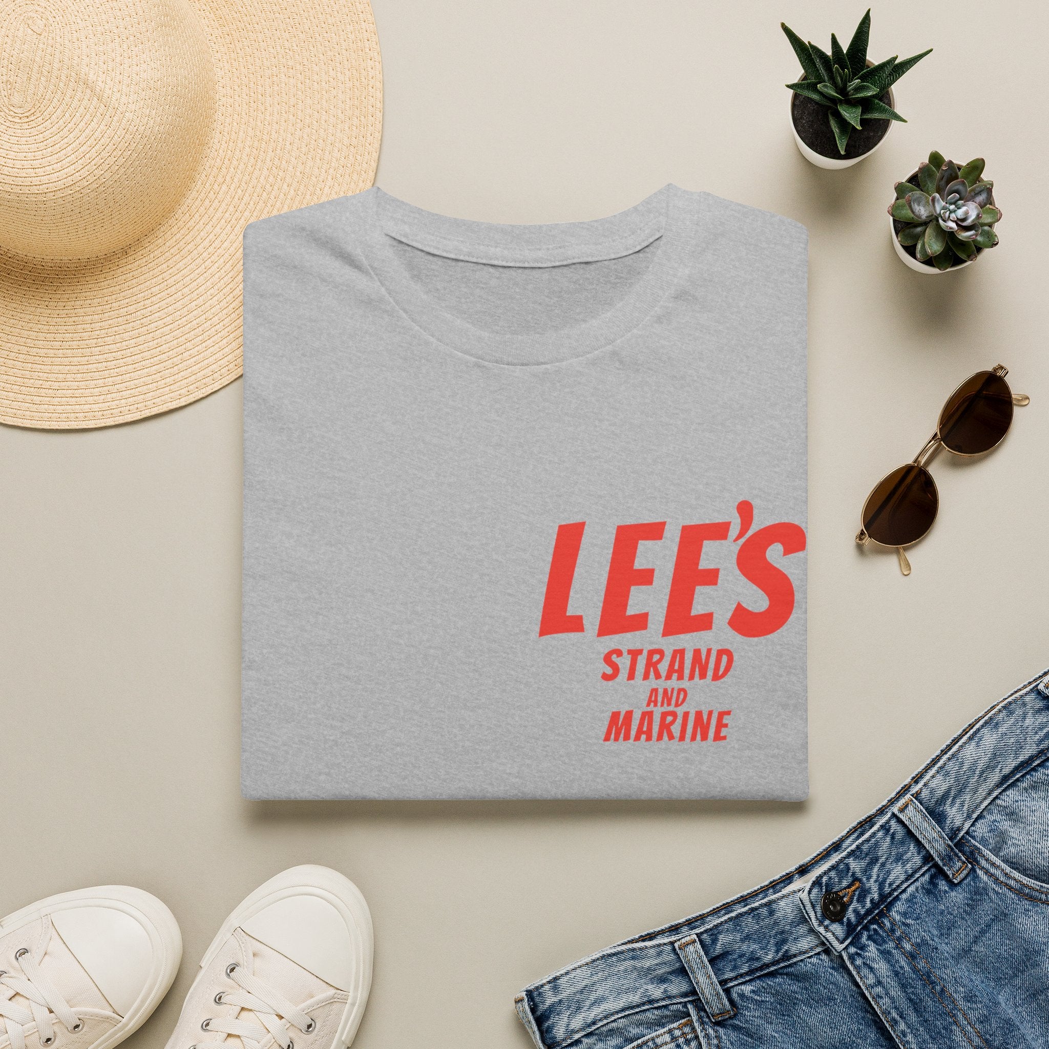 Greasy Lee's  Strand and Marine Old School T-Shirt | Manhattan Beach vintage surfer logo
