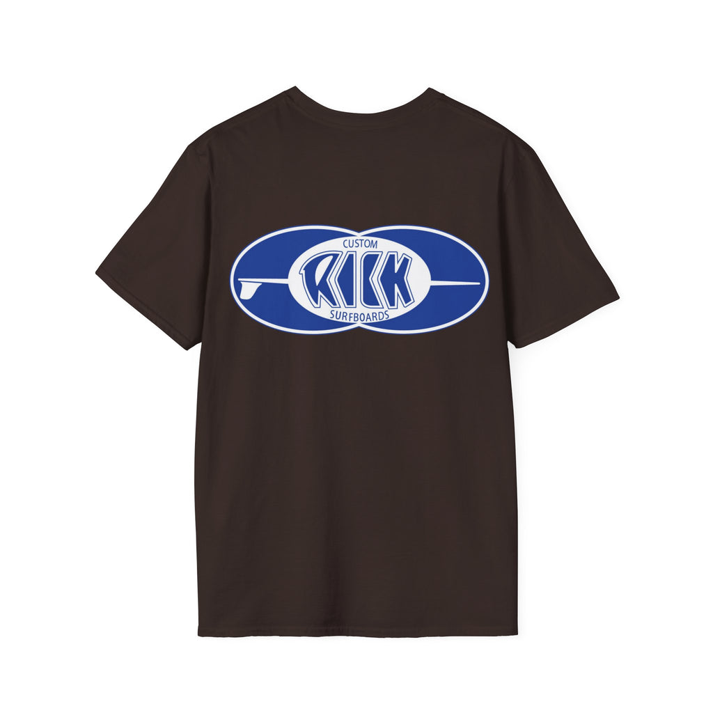 Rick Surfboards Graphic T-Shirt — Printed Front & Back (Multiple Colors)