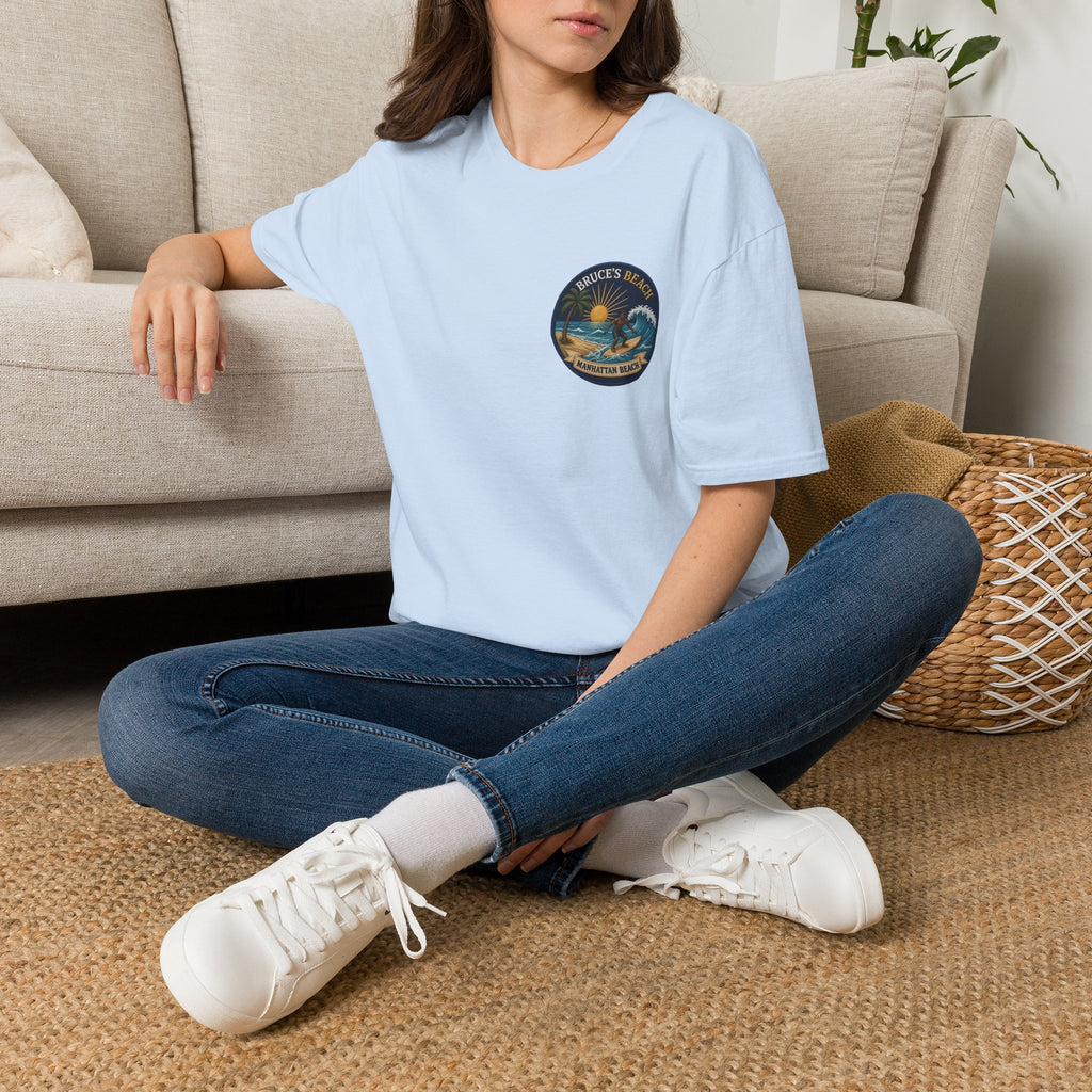 Bruce's Beach Manhattan Beach Surf Patch T-Shirt