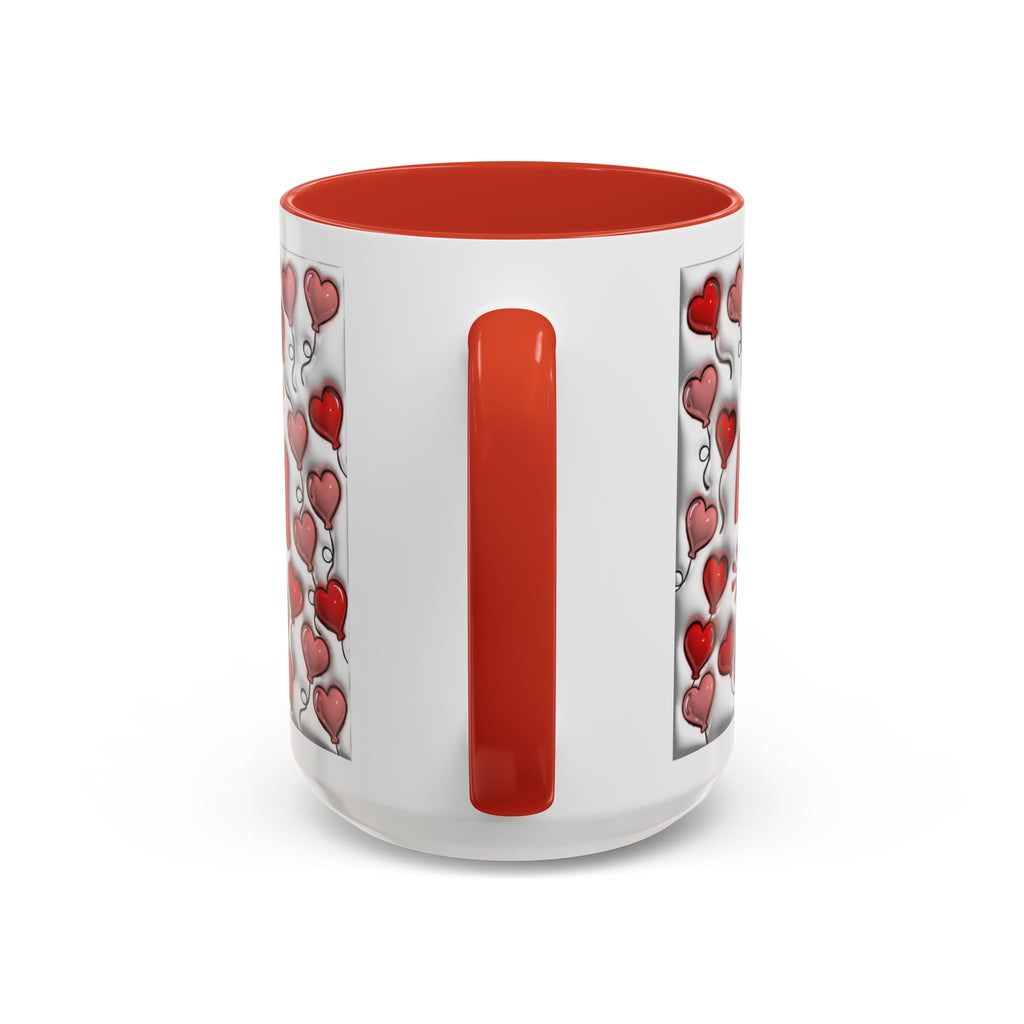 Best Mom Ever Valentines Day Hearts Accent Coffee Mug (11, 15oz)