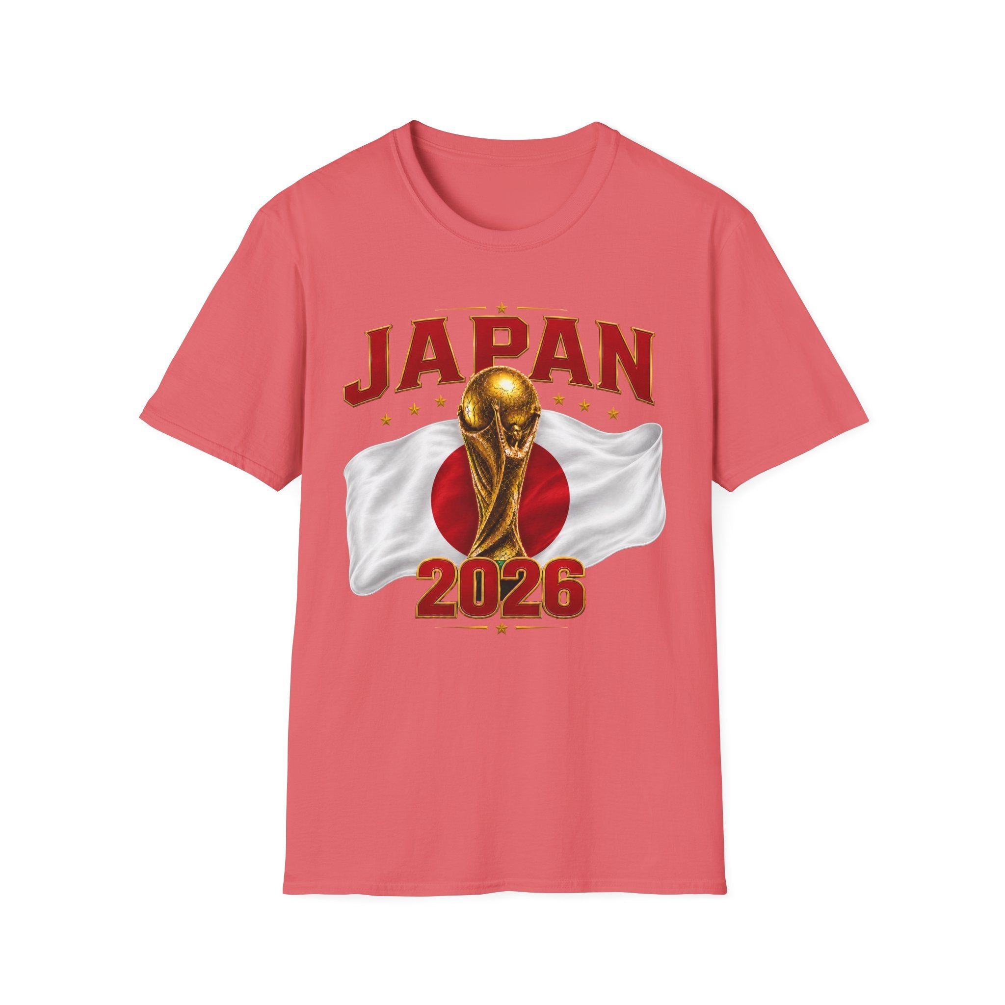 Japan 2026 World Cup T-Shirt — Golden Trophy Soccer Fan Tee