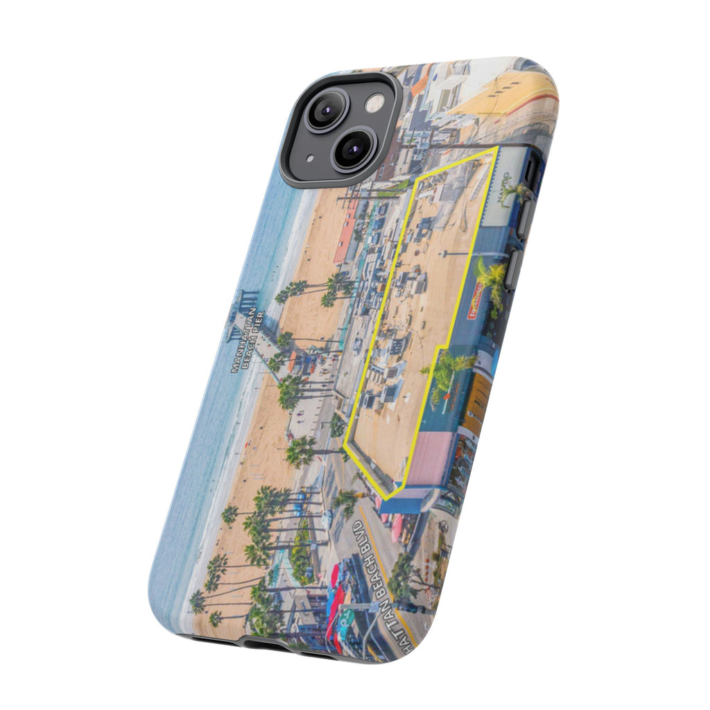 Phone Cases, Manhattan Beach California iPhone Samsung Google Tough Cases, Beach Lovers Gifts, Coastal Accessories, Ocean Phone Covers,