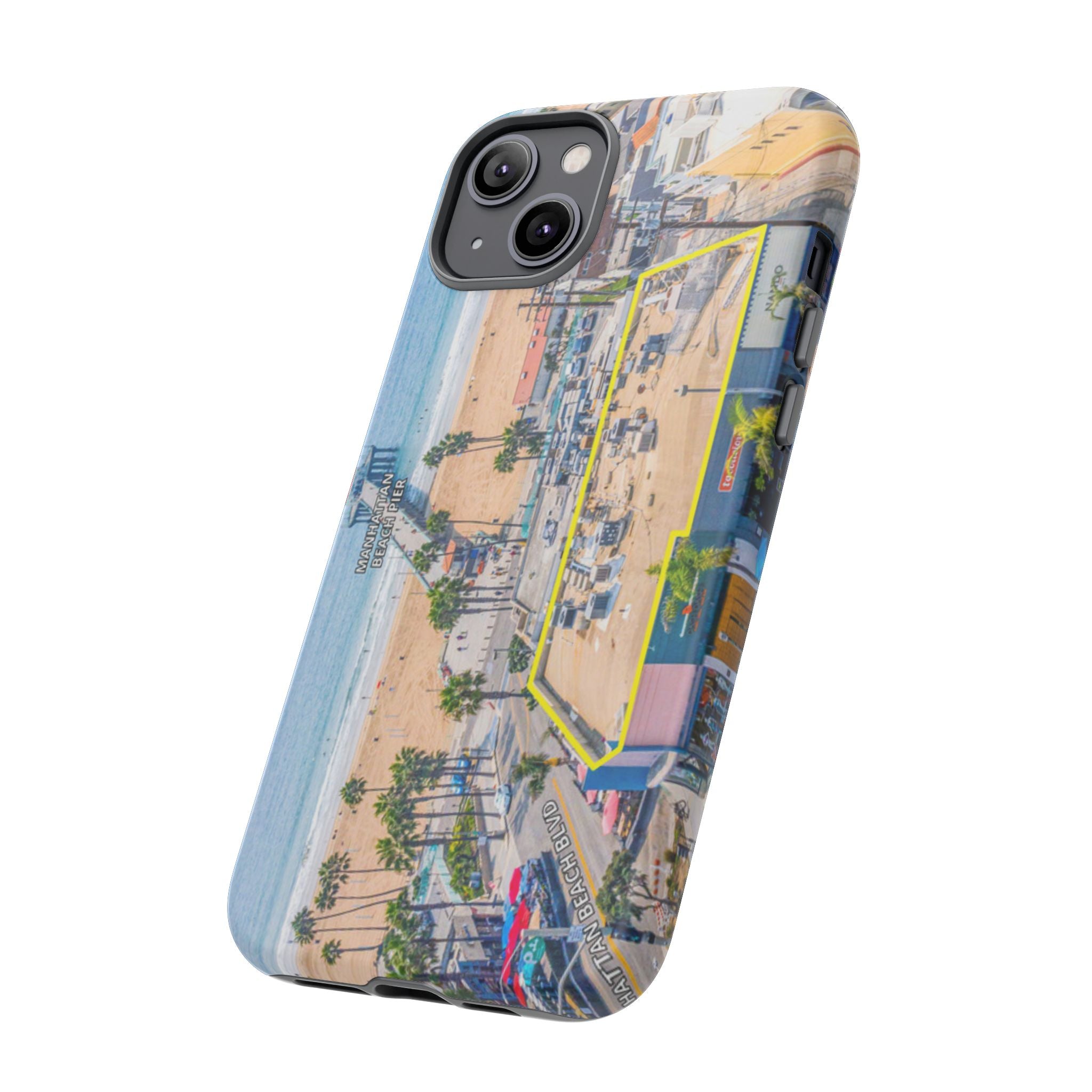 Phone Cases, Manhattan Beach California iPhone Samsung Google Tough Cases, Beach Lovers Gifts, Coastal Accessories, Ocean Phone Covers,