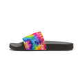 Youth Tie-Dye Slide Sandals — Removable Strap Kids Beach & Pool Slides