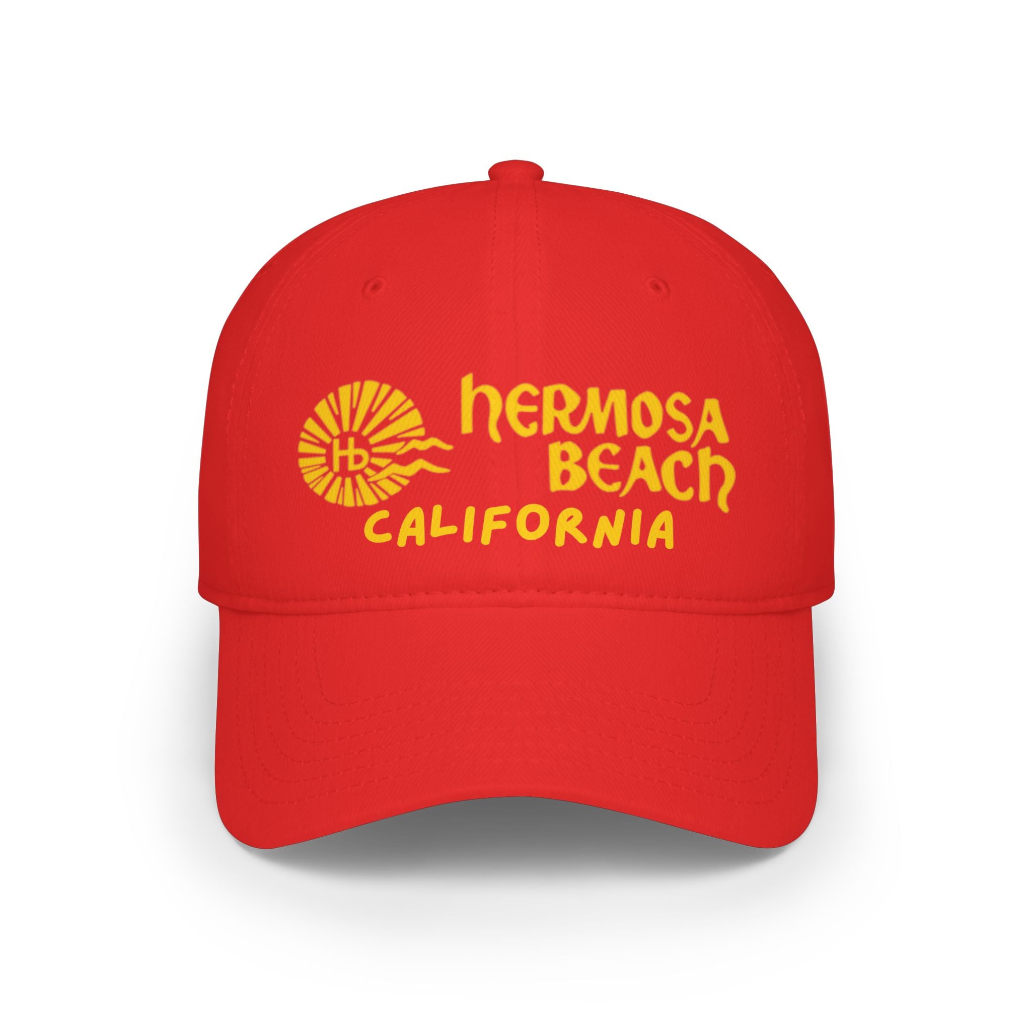 Hermosa Beach California Low Profile Baseball Cap