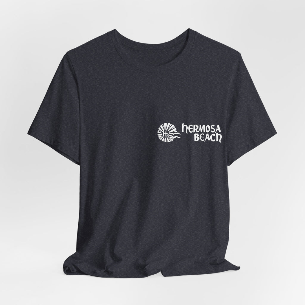 Hermosa Beach Tee — Colorful Front/Back Print Jersey T-Shirt