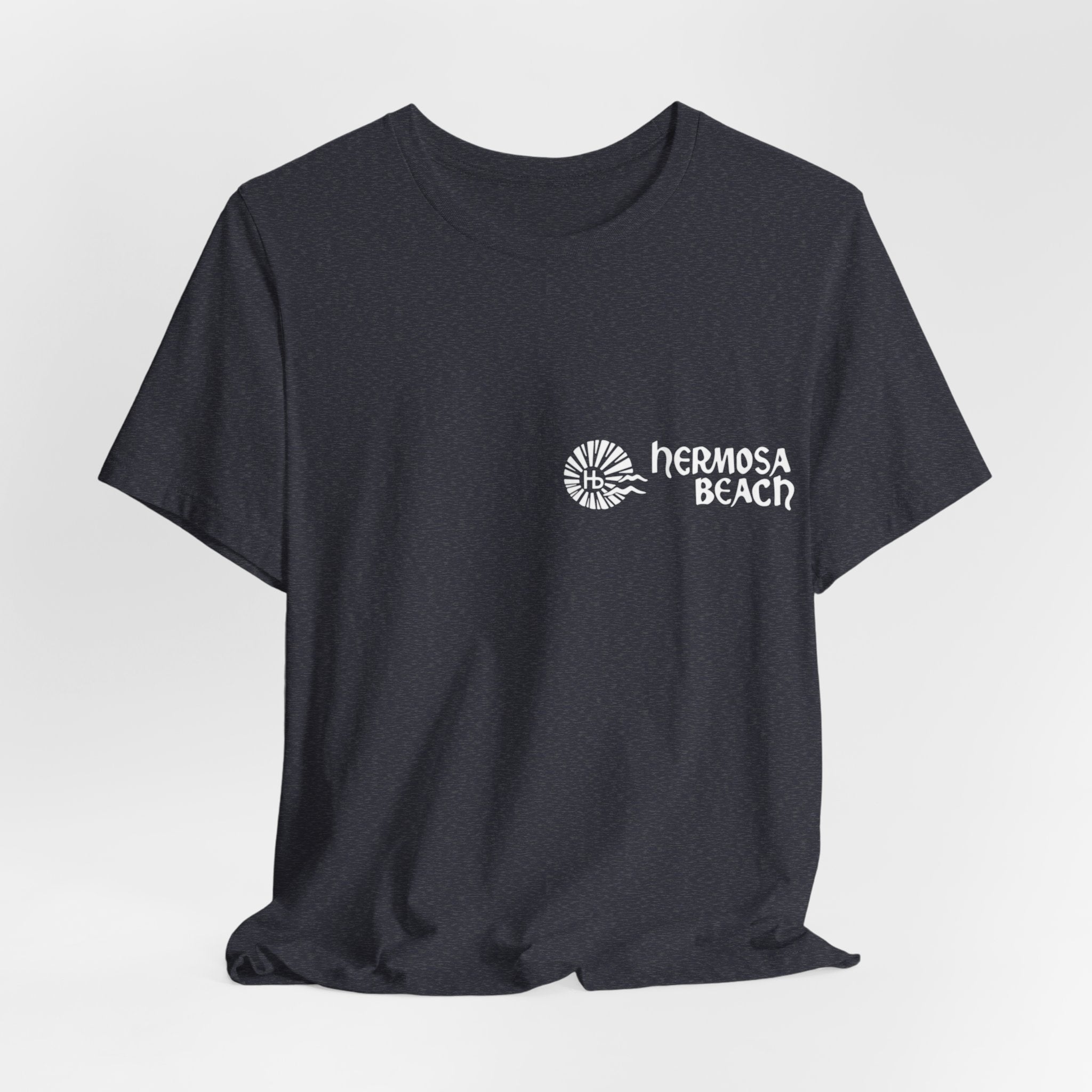 Hermosa Beach Tee — Colorful Front/Back Print Jersey T-Shirt