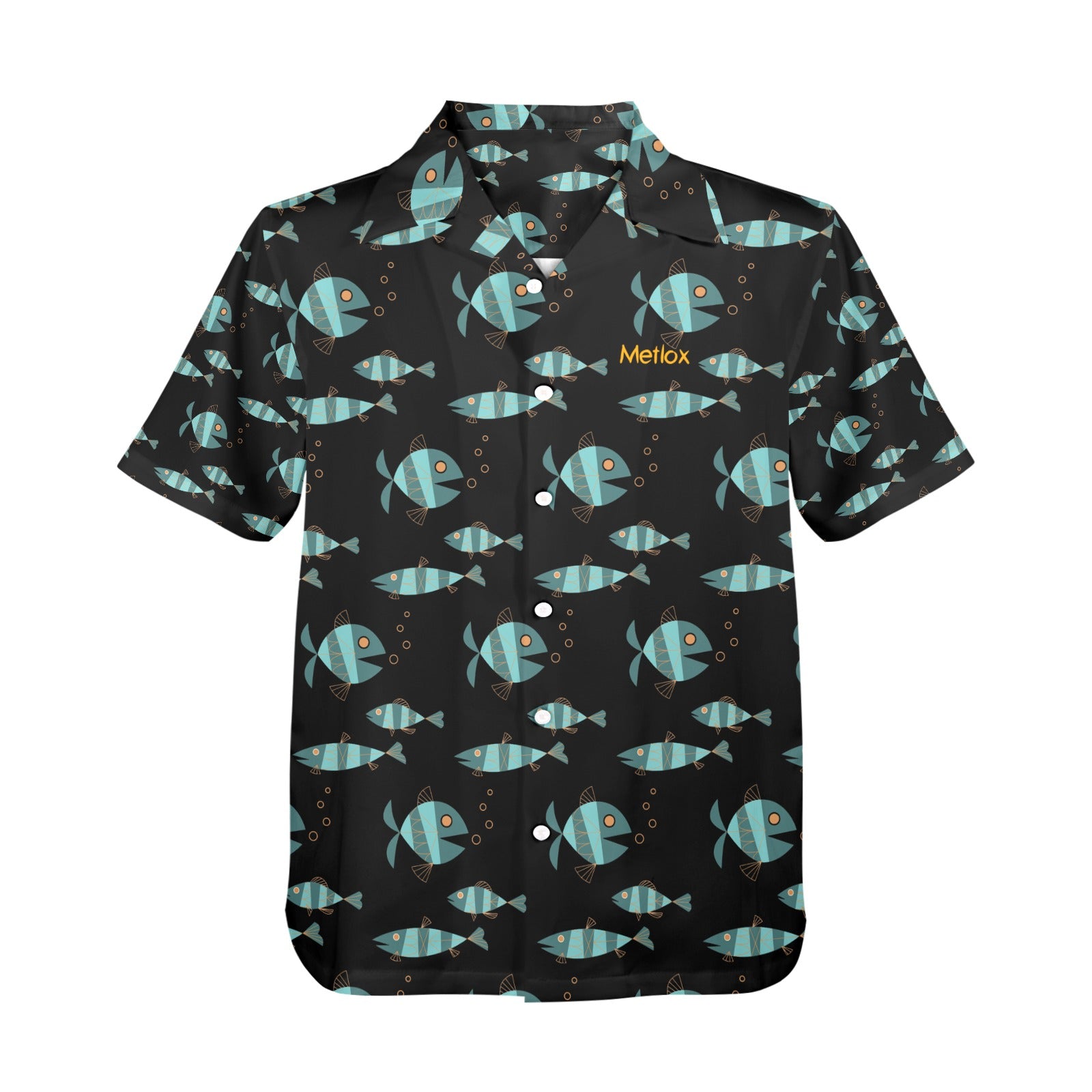 Metlox Pottery Manhattan Beach Old School Men's All Over Print Shirt Made In USA Ships to USA Only