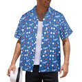 LA Dodgers Christmas Men's All Over Print Hawaiian Shirt Made In USA Ships to USA Only