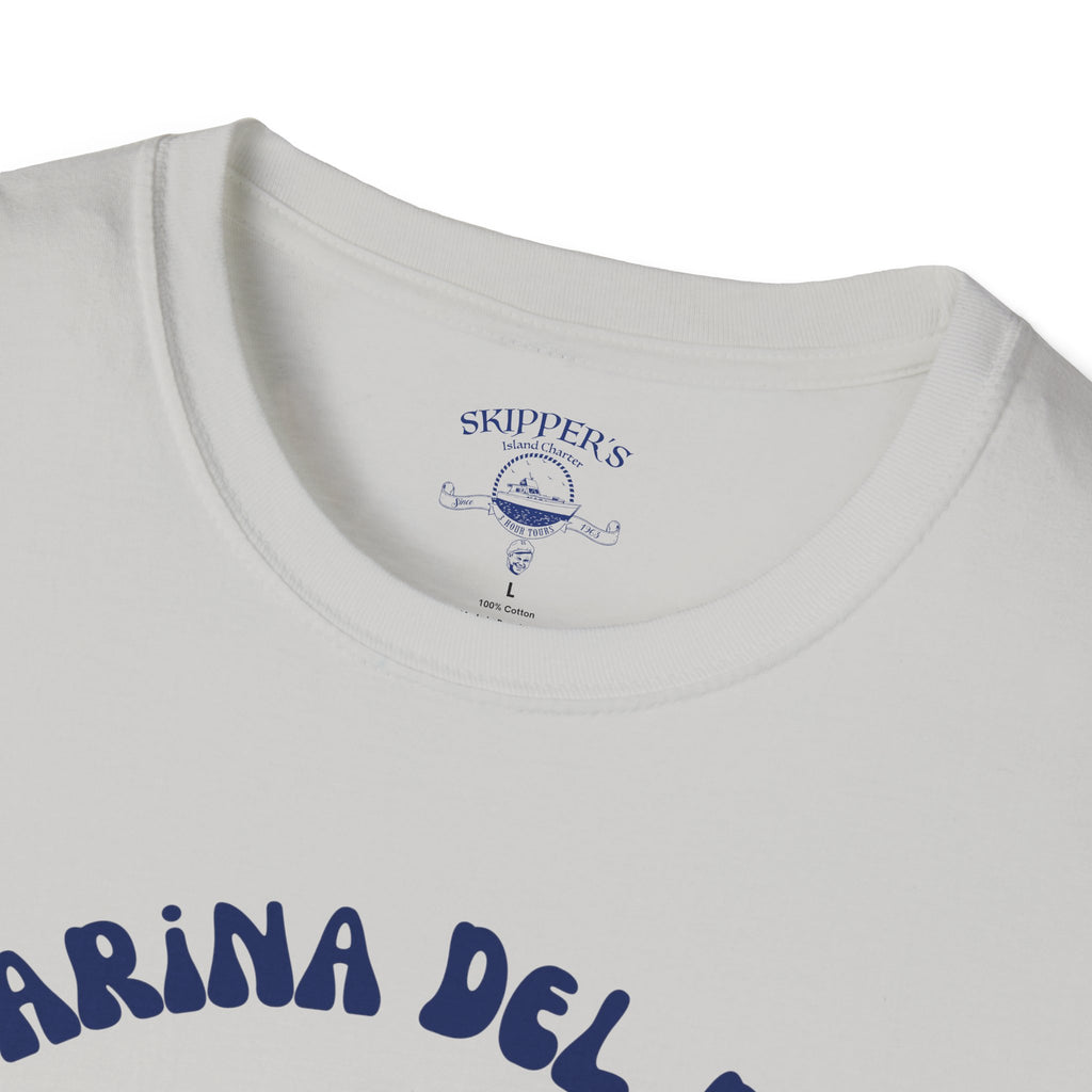 Marina Del Rey Ship Wheel logo T-Shirt | SS Minnow Island Charters, 3 Hour Tours