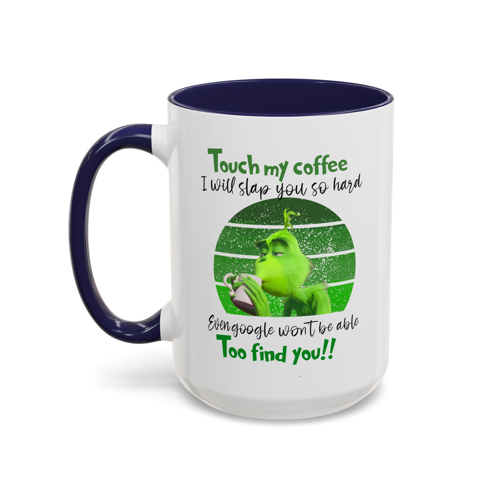 Grinch holding coffee Mug | Accent Coffee Mug 11oz 15oz