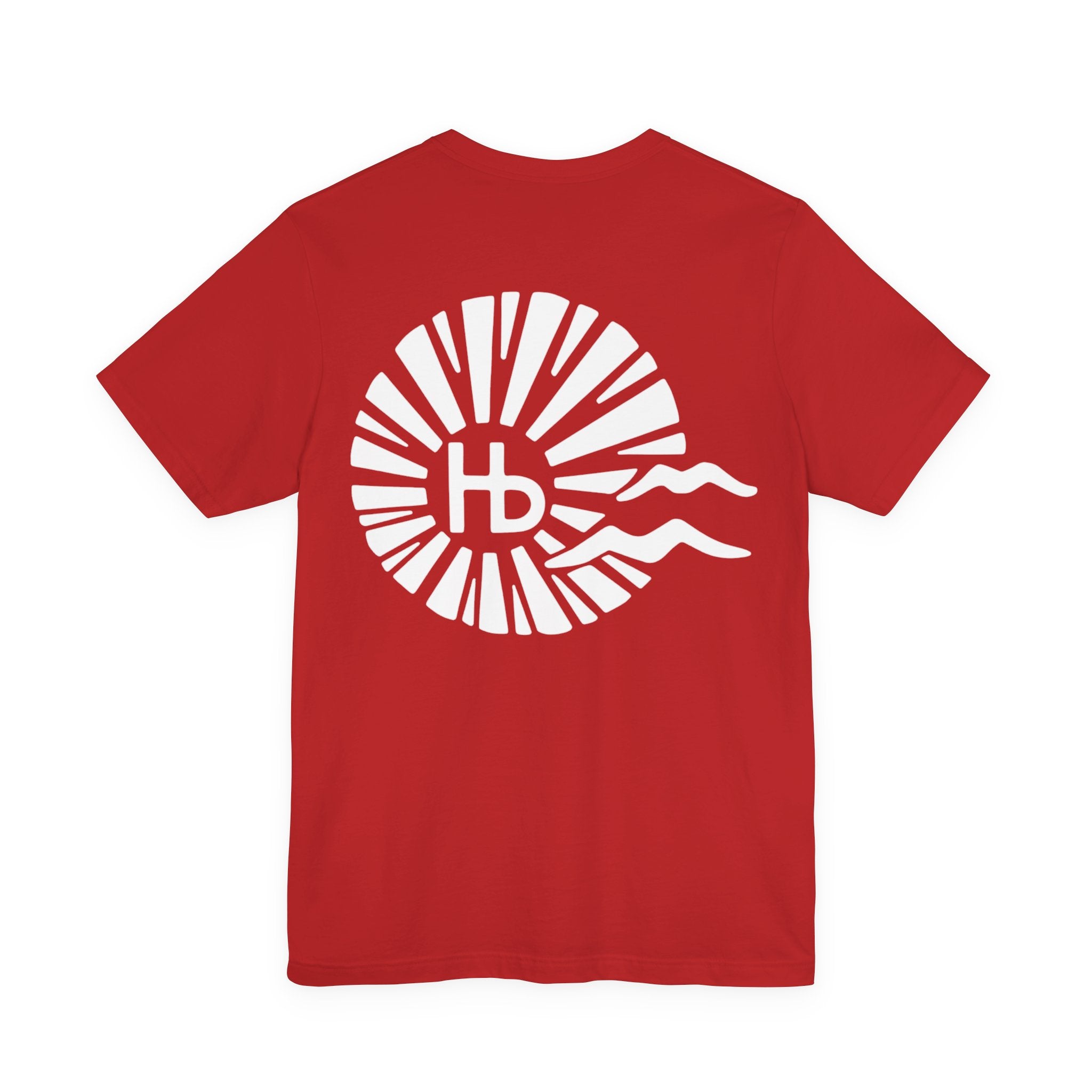 Hermosa Beach Tee — Colorful Front/Back Print Jersey T-Shirt