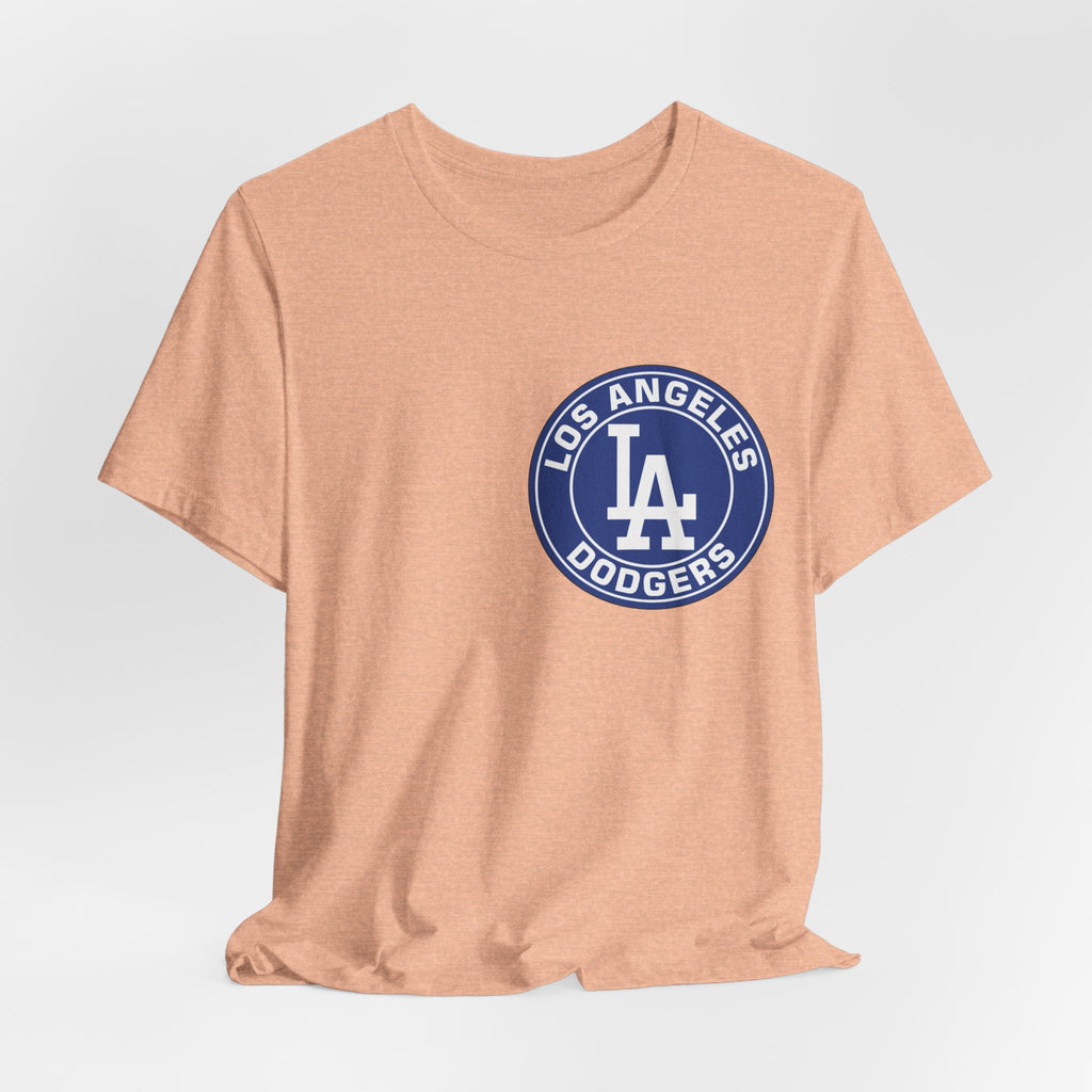 Los Angeles Doyers (Front and Back Printing) Mens Womans Jersey Short Sleeve Tee